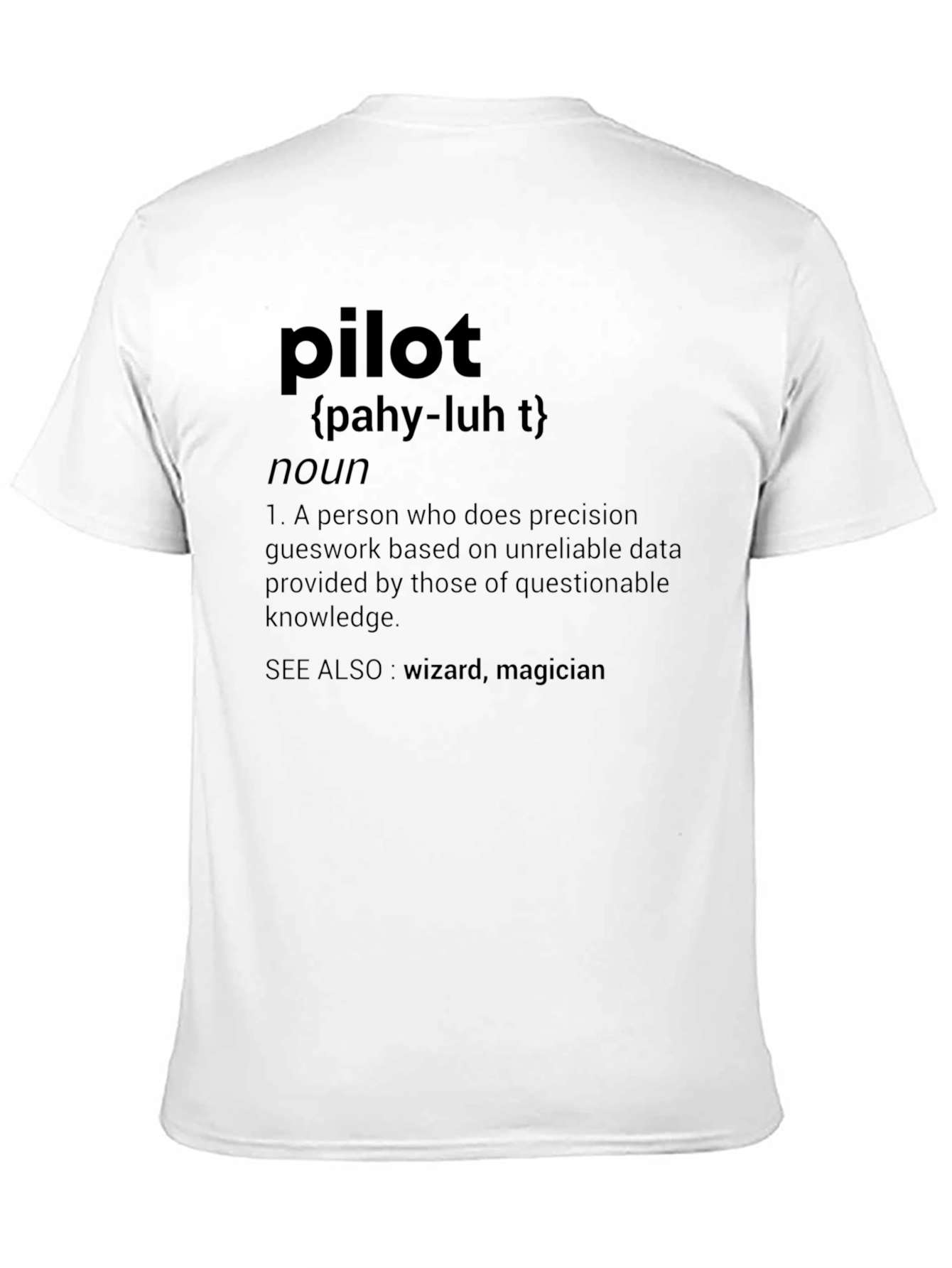 Pilot Definition Graphic T-Shirt