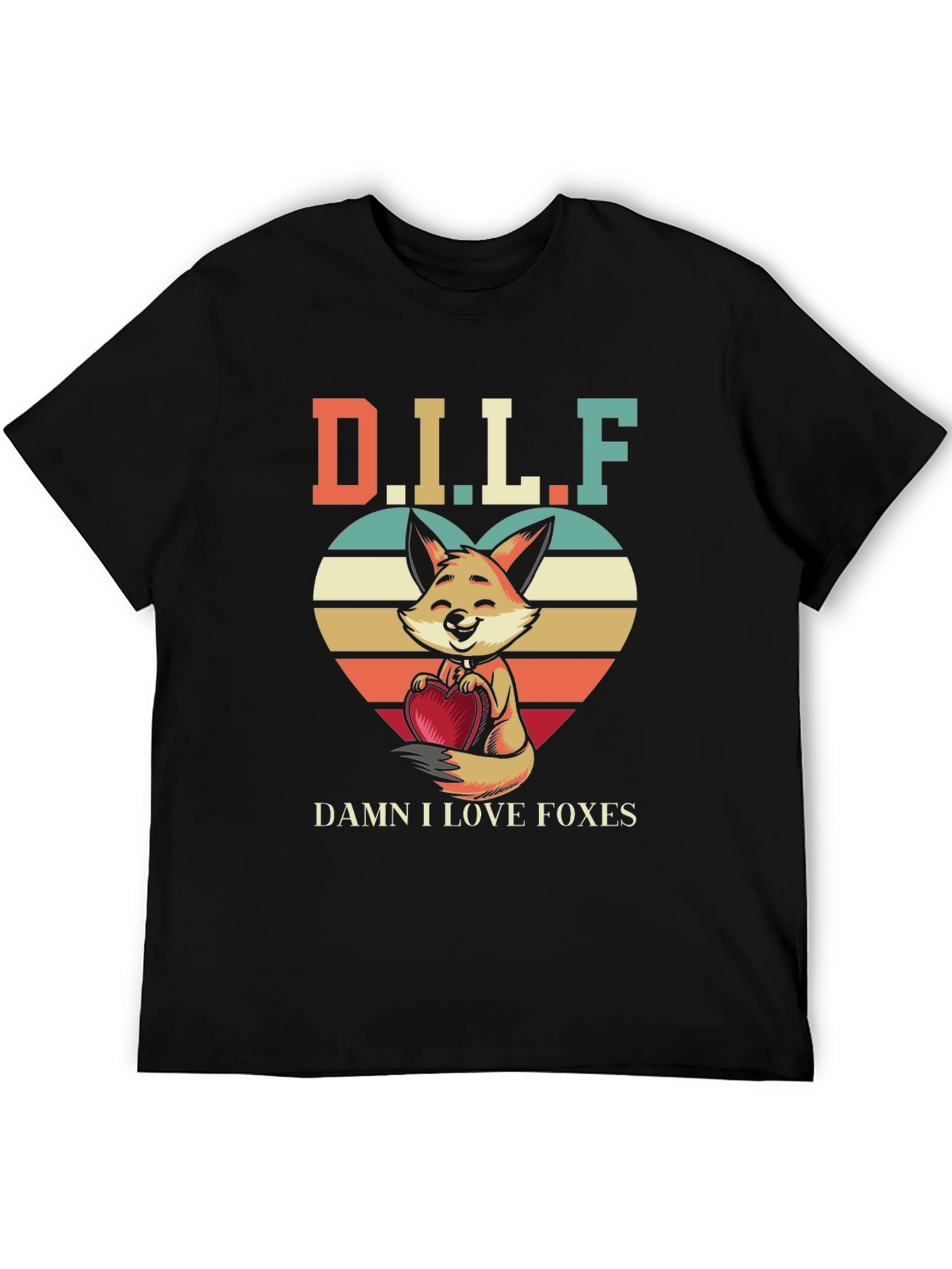 D.I.L.F. Damn I Love Foxes T-Shirt
