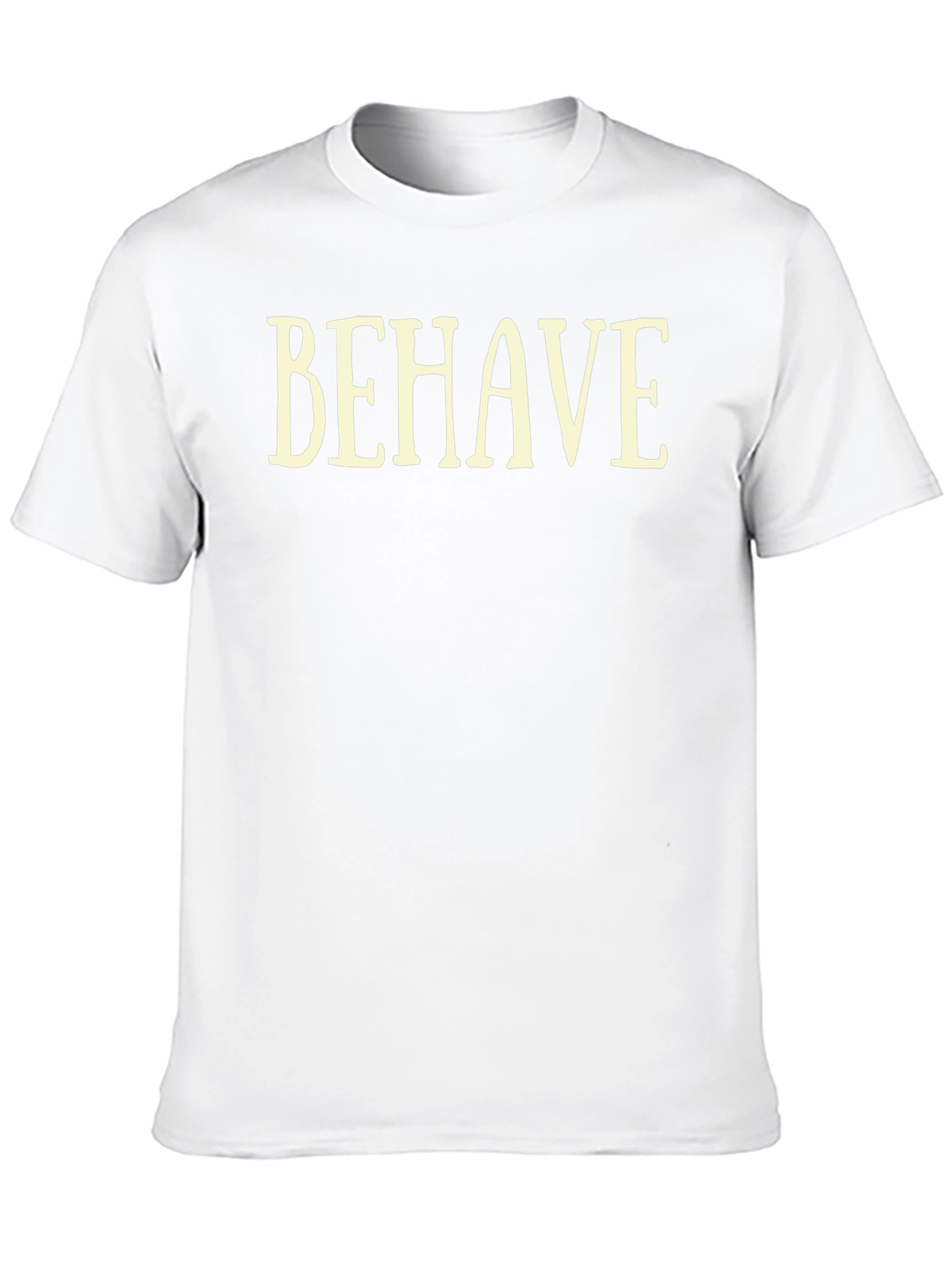 Behave T-Shirt - Classic Black Tee