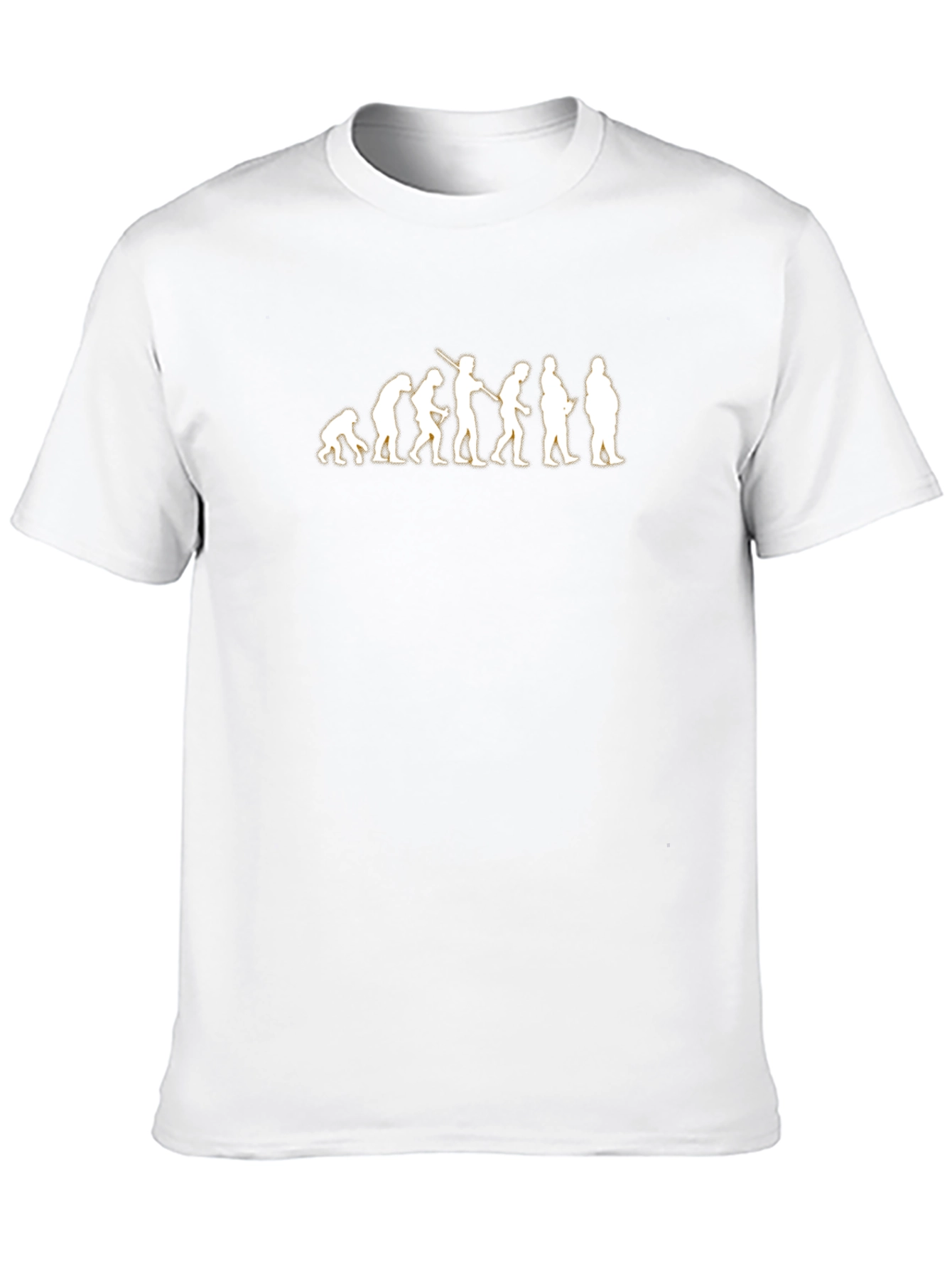 Evolution of Man Graphic Tee - Black T-Shirt