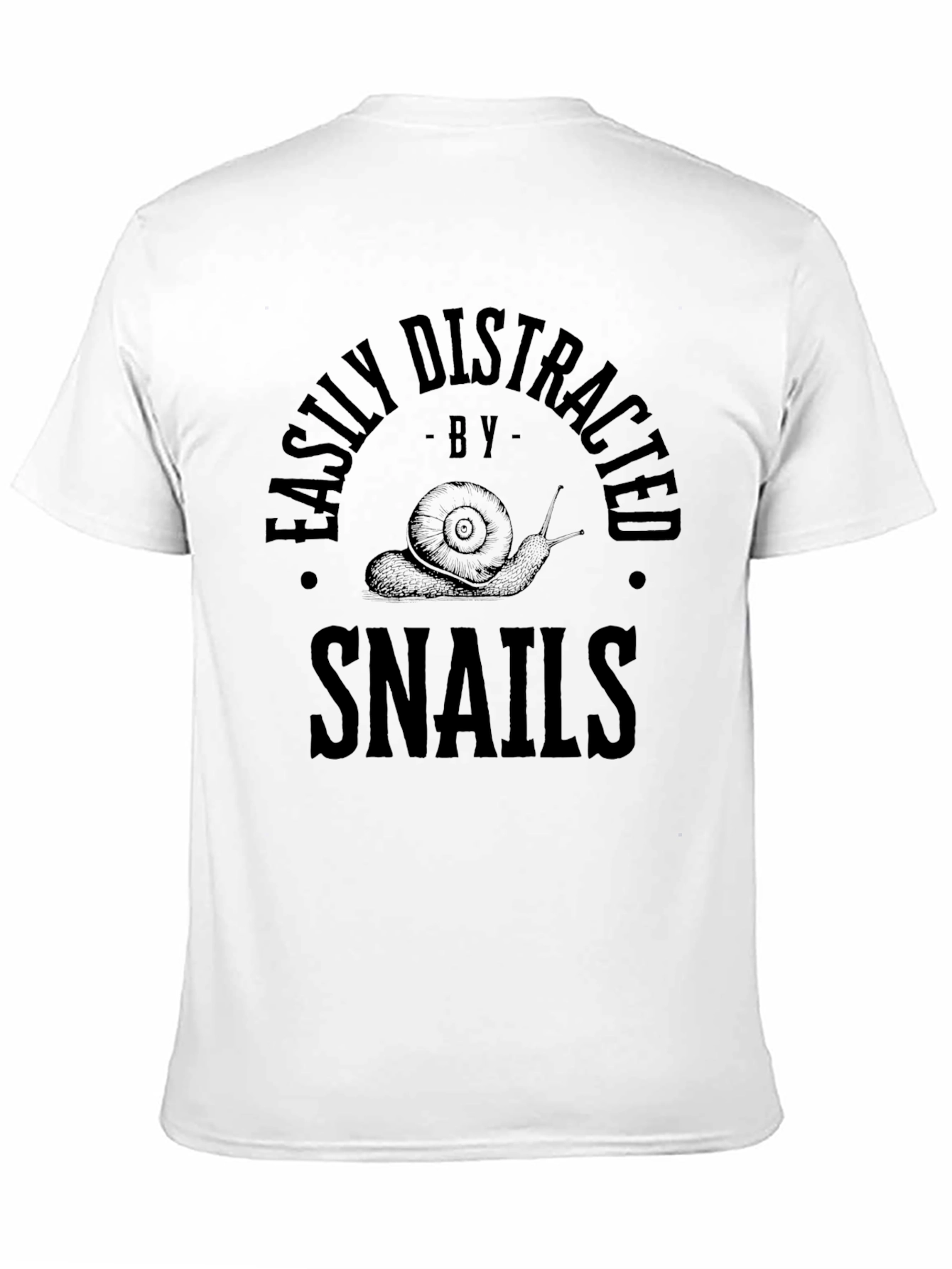 Easily Distracted By Snails Graphic T-Shirt