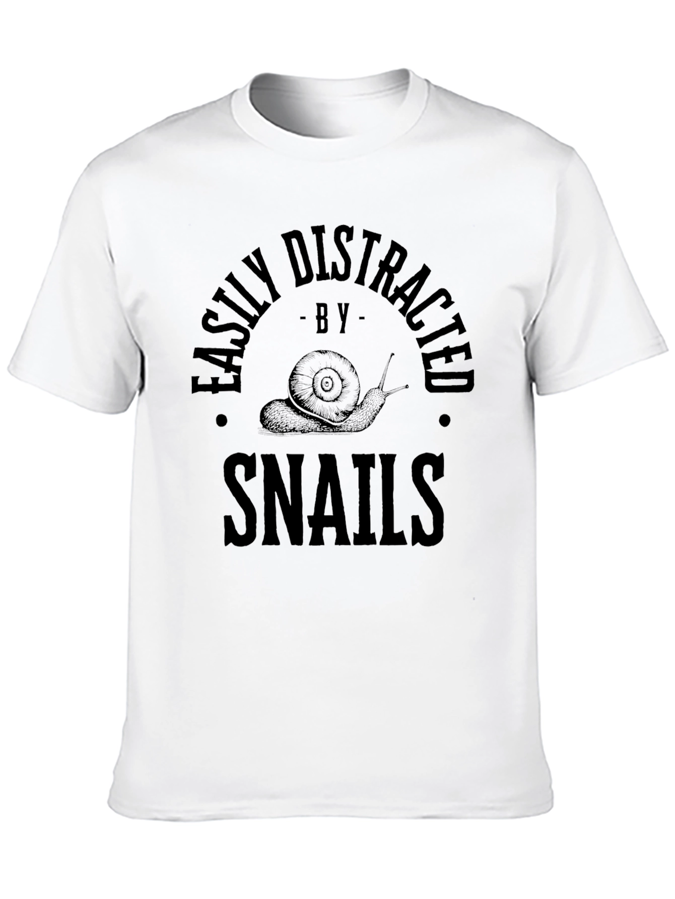 Easily Distracted By Snails Graphic T-Shirt