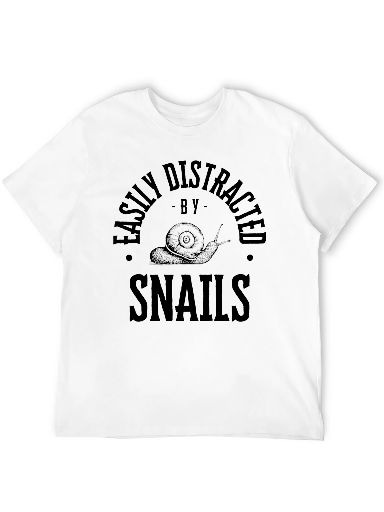 Easily Distracted By Snails Graphic T-Shirt