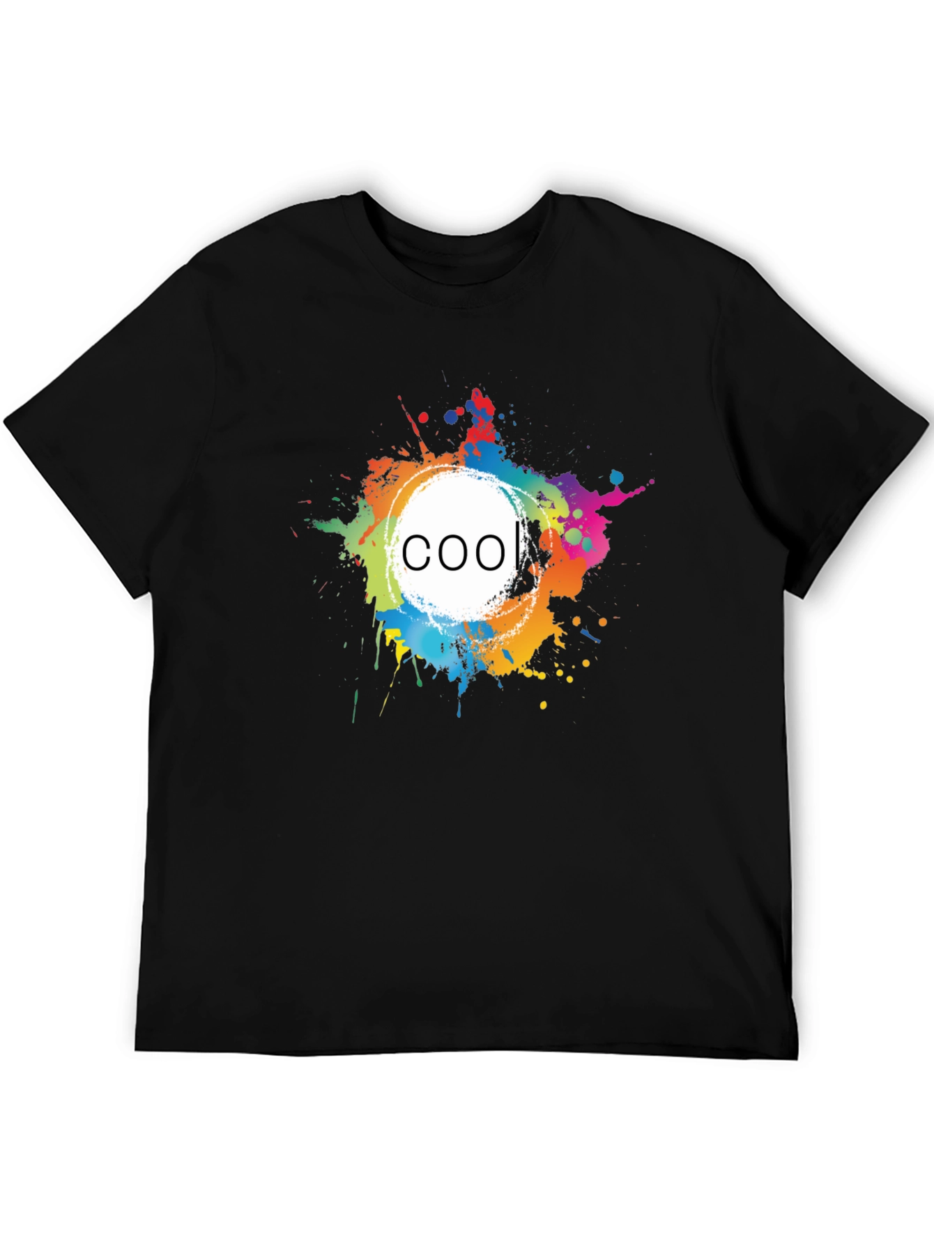 Cool Splatter T-Shirt - Stylish Graphic Tee