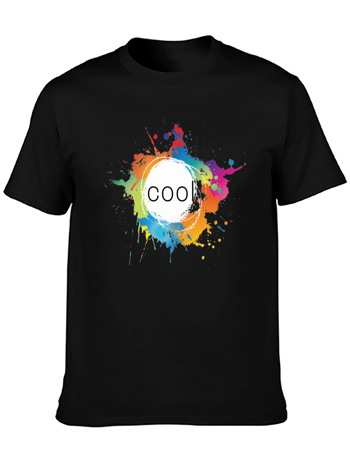 Cool Splatter T-Shirt - Stylish Graphic Tee