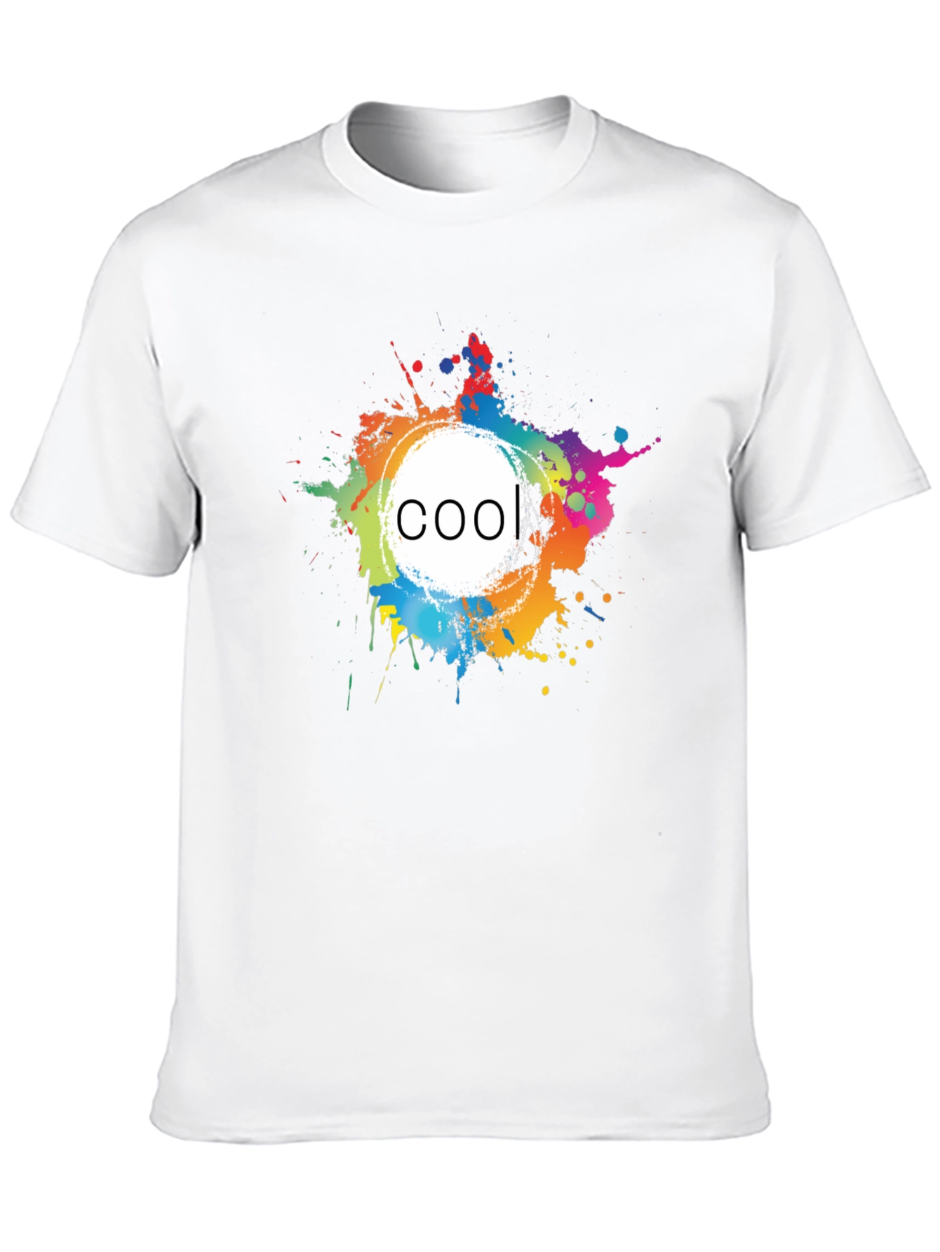 Cool Splatter T-Shirt - Stylish Graphic Tee