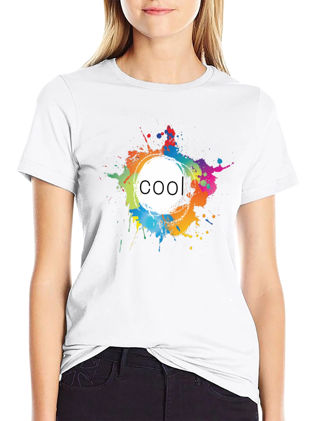 Cool Splatter T-Shirt - Stylish Graphic Tee
