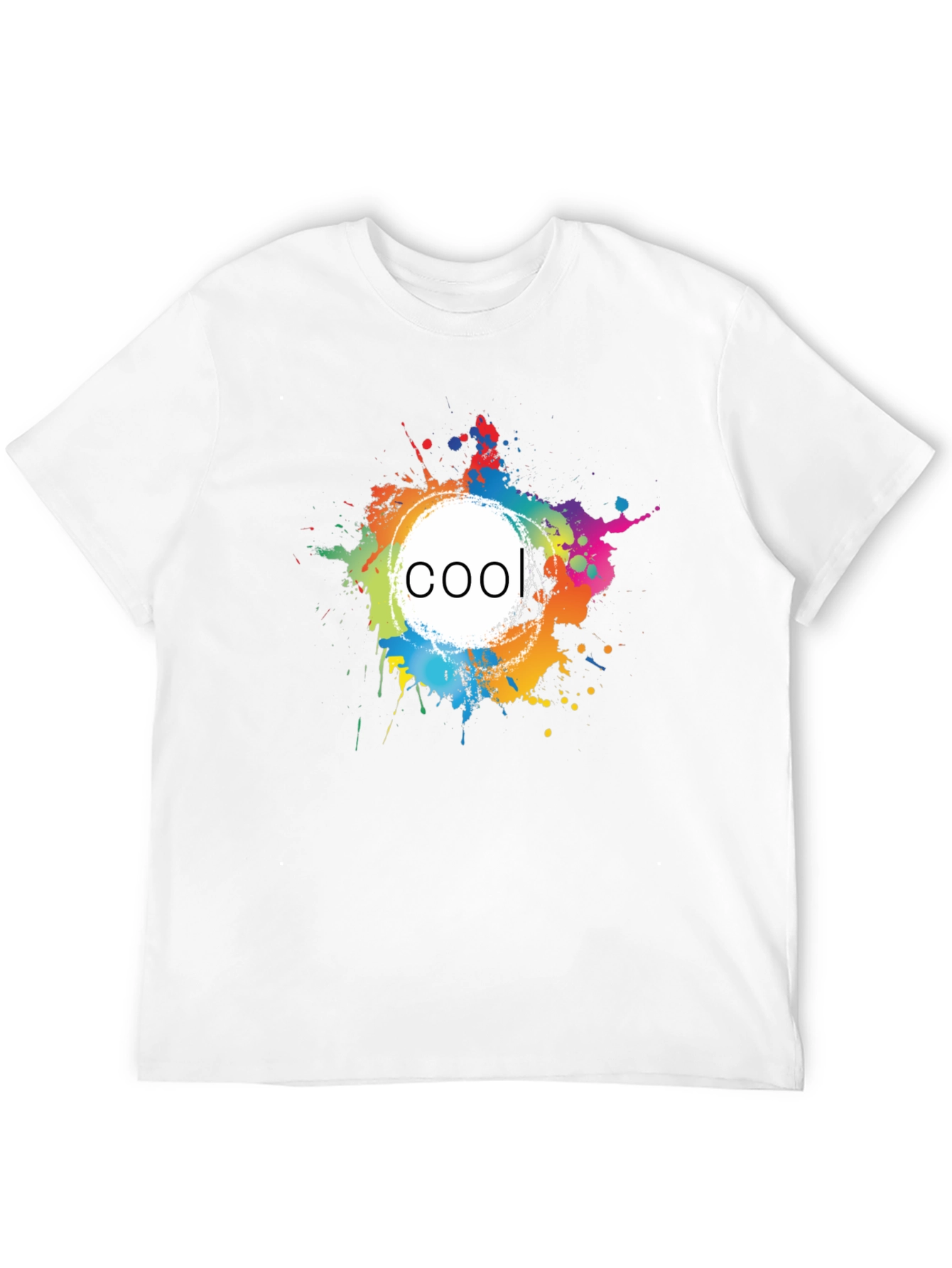 Cool Splatter T-Shirt - Stylish Graphic Tee