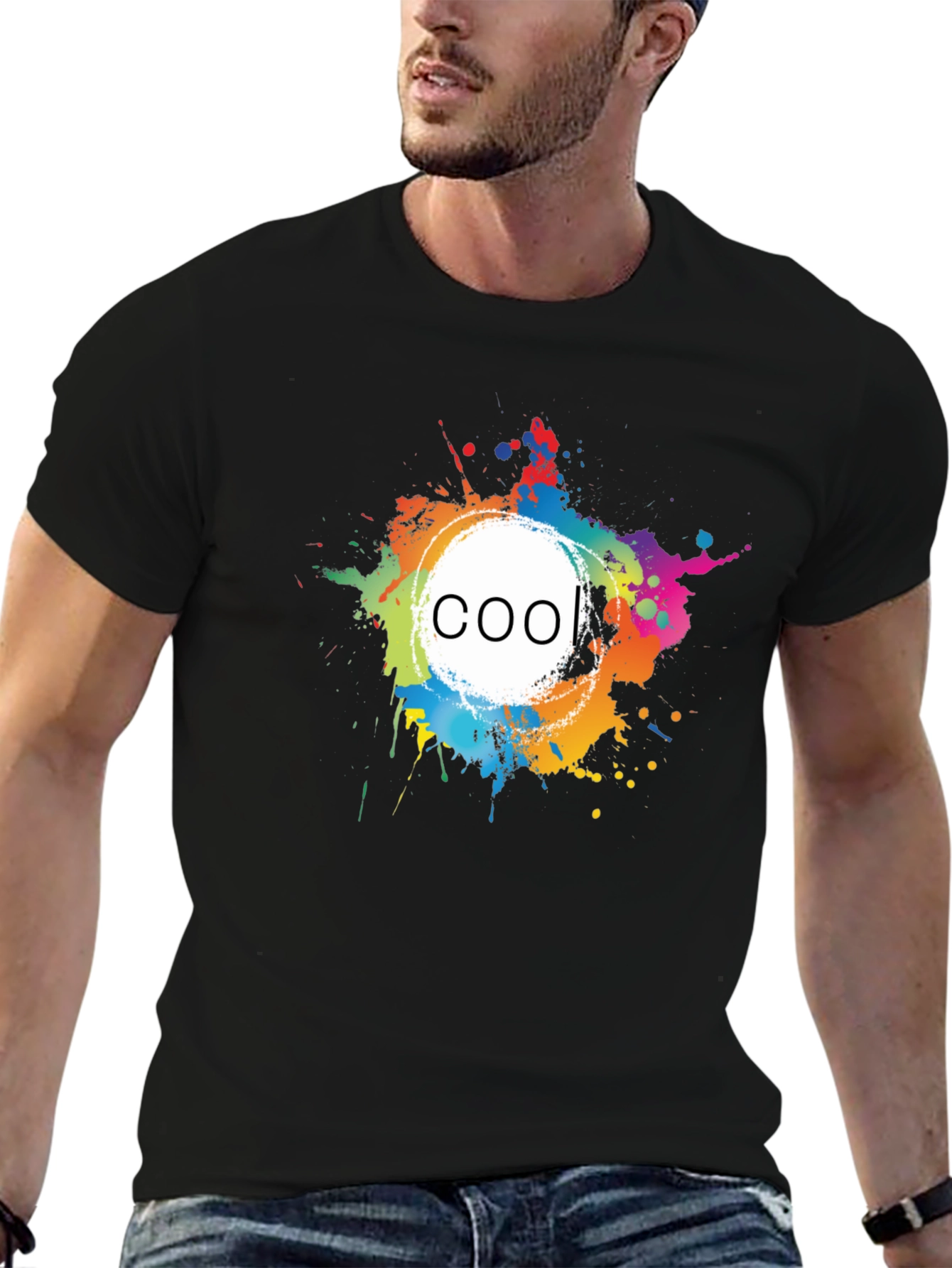 Cool Splatter T-Shirt - Stylish Graphic Tee