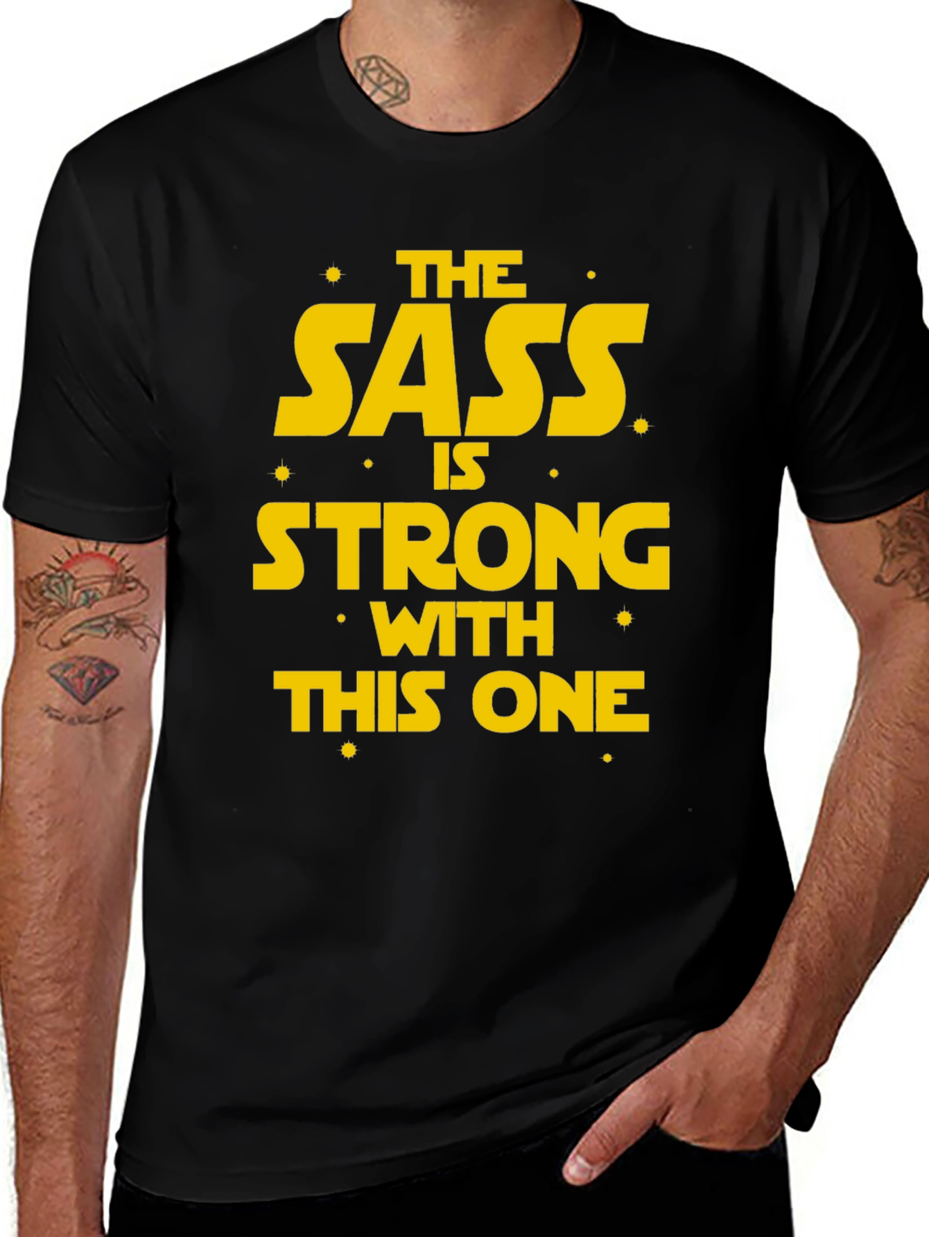 The Sass is Strong T-Shirt - Black