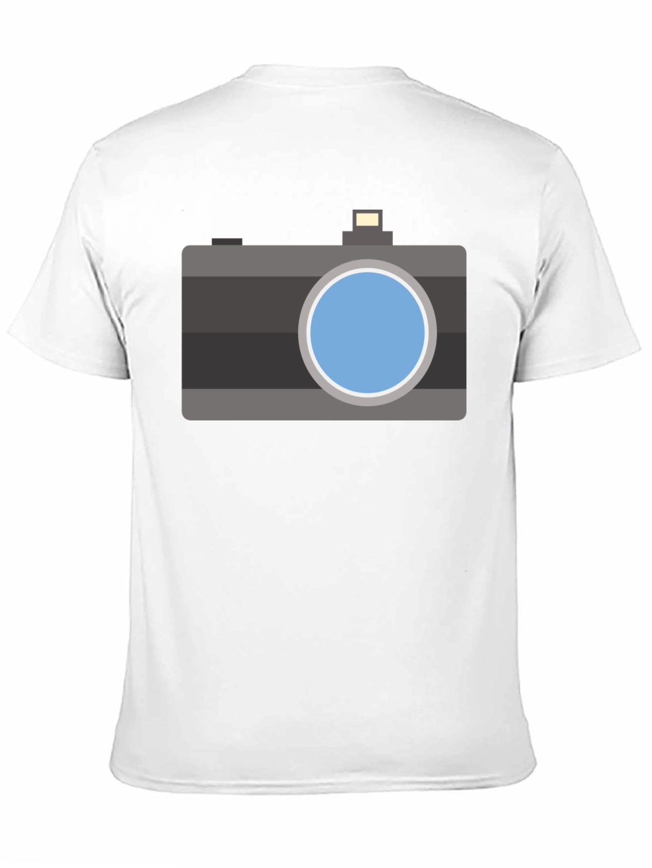 Retro Camera Graphic T-Shirt - Black