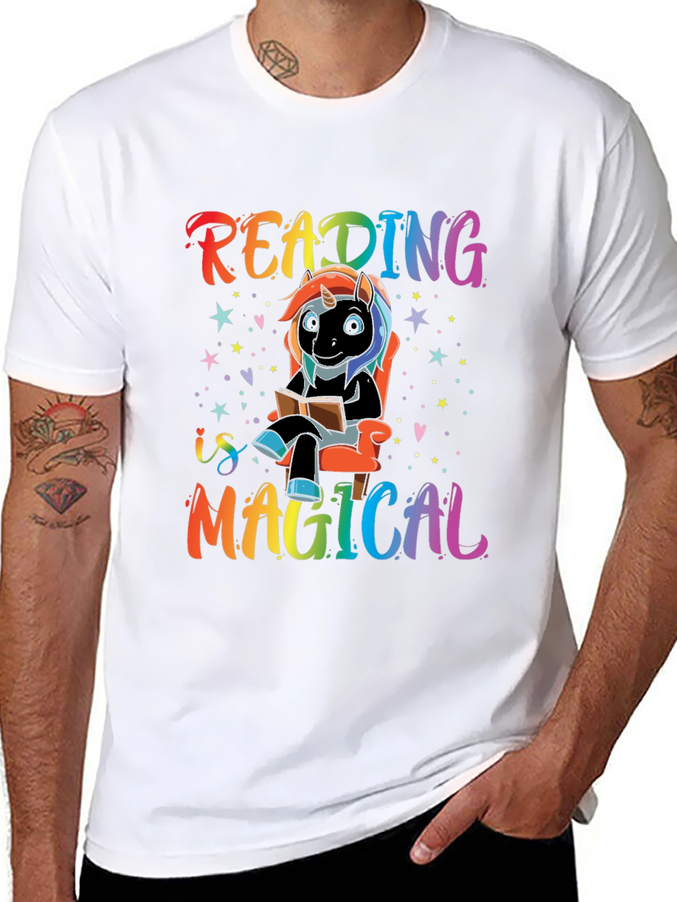 Reading is Magical Unicorn T-Shirt