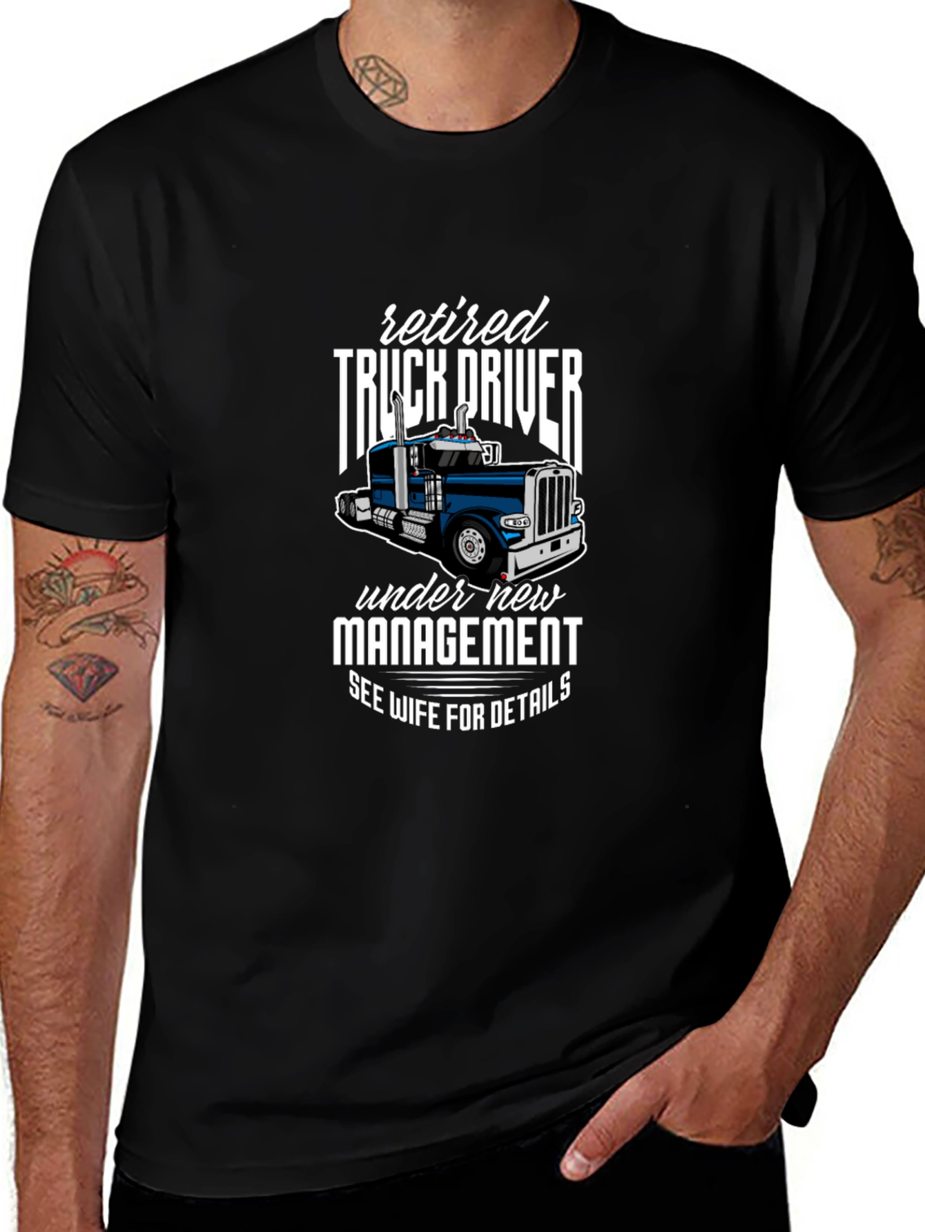 Retired Truck Driver Graphic Tee