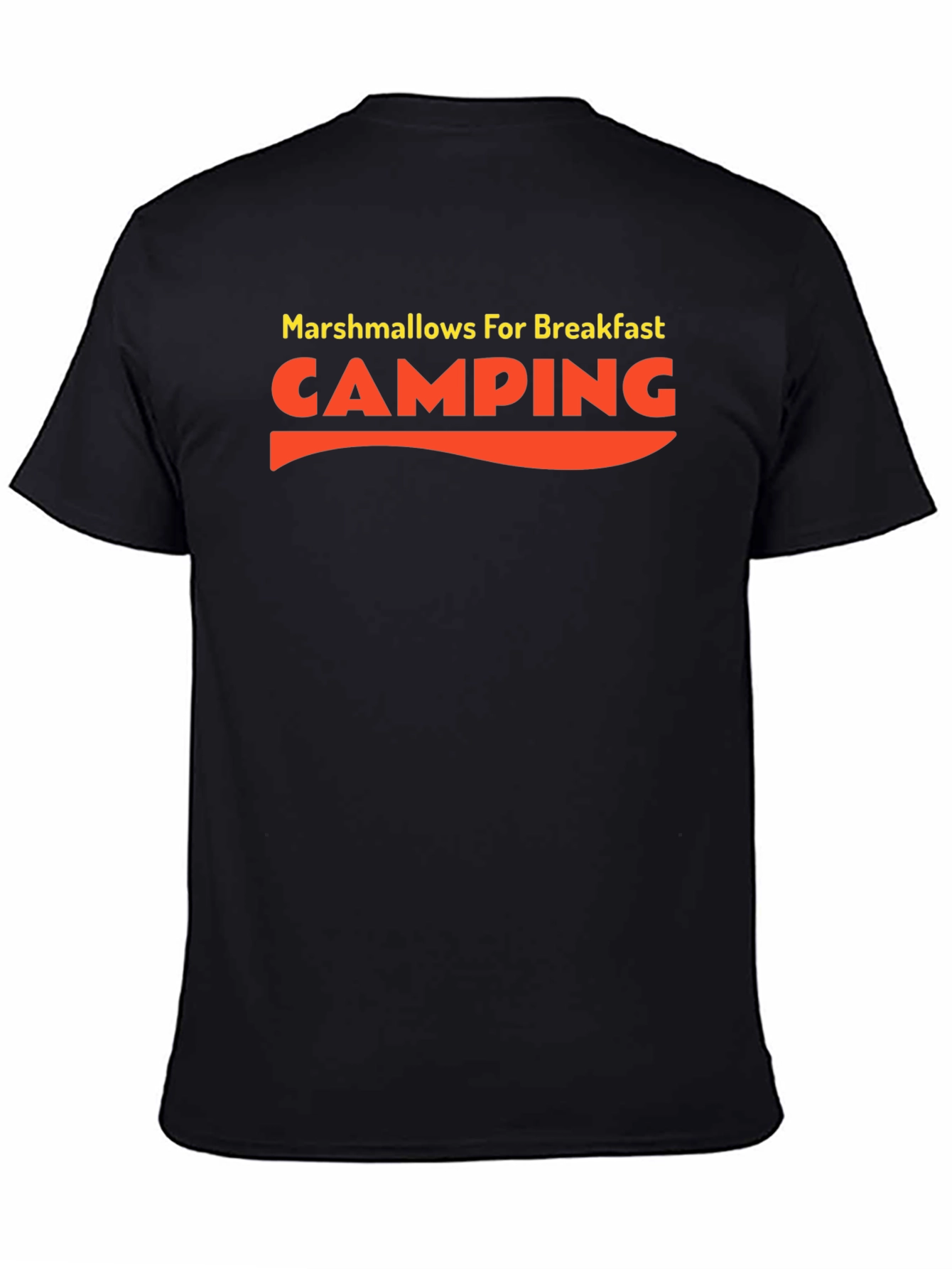 Camping Marshmallow Breakfast Graphic T-Shirt