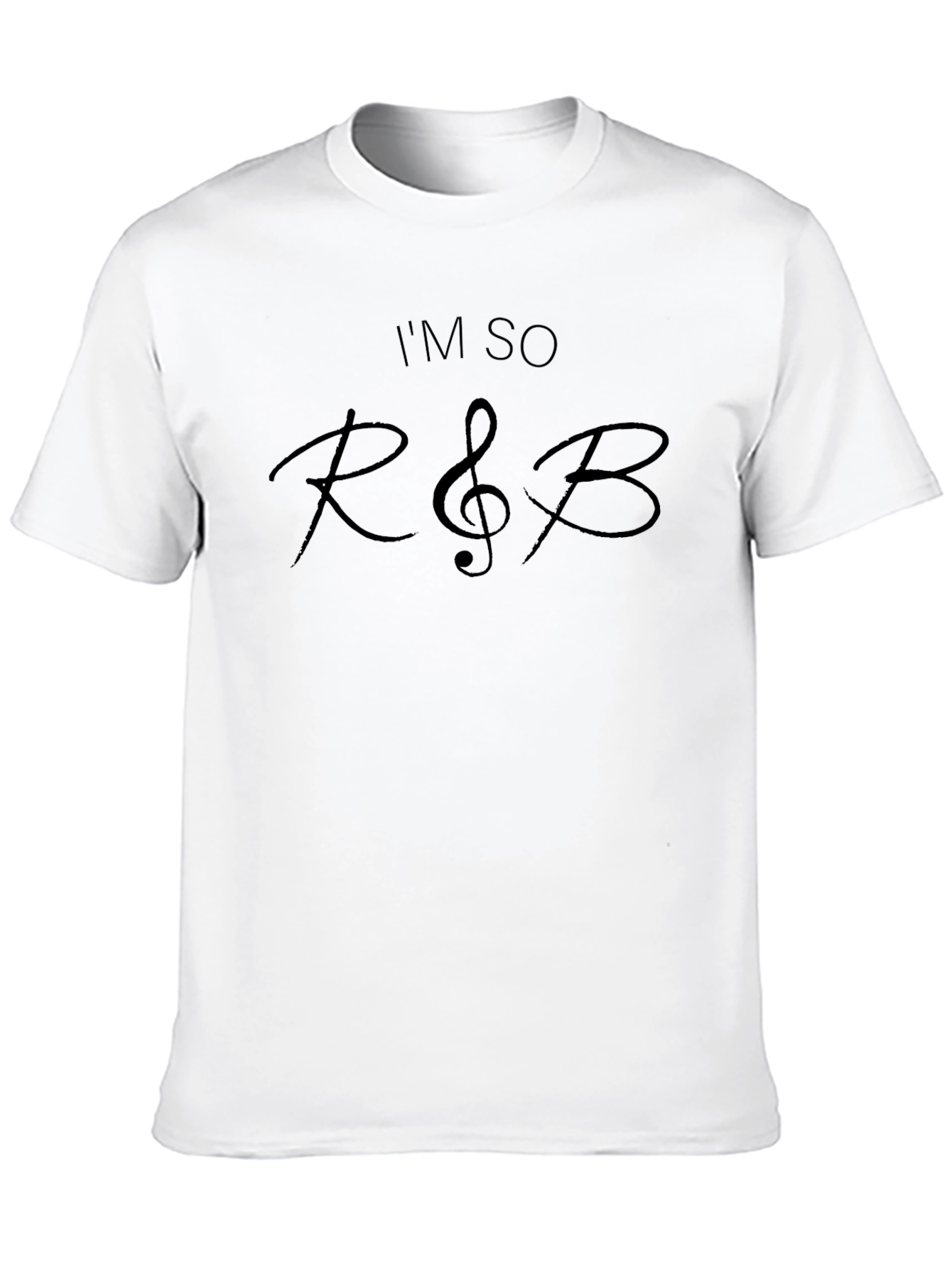 Im So R&B Black Graphic Tee Shirt