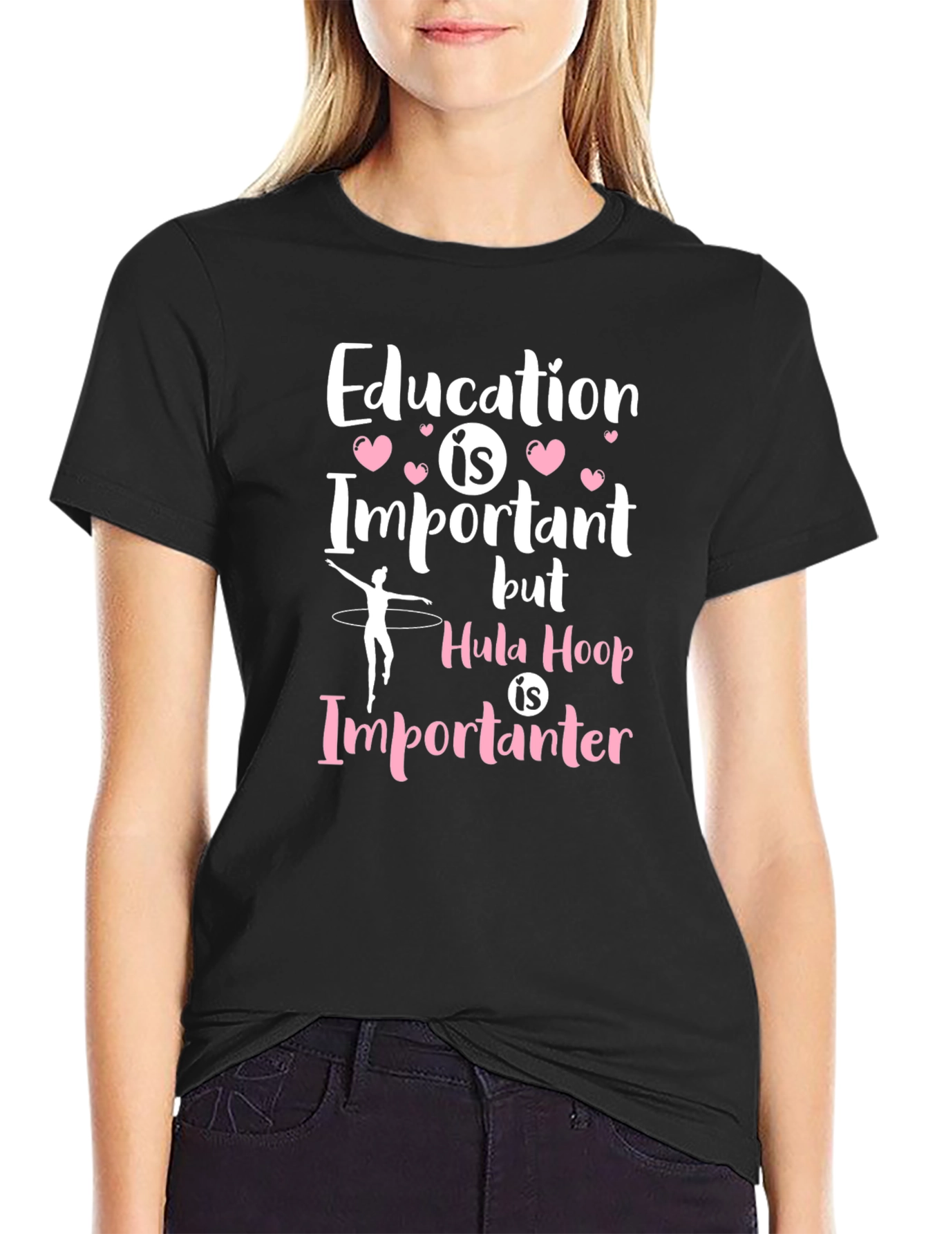 Education is Important Hula Hoop T-Shirt