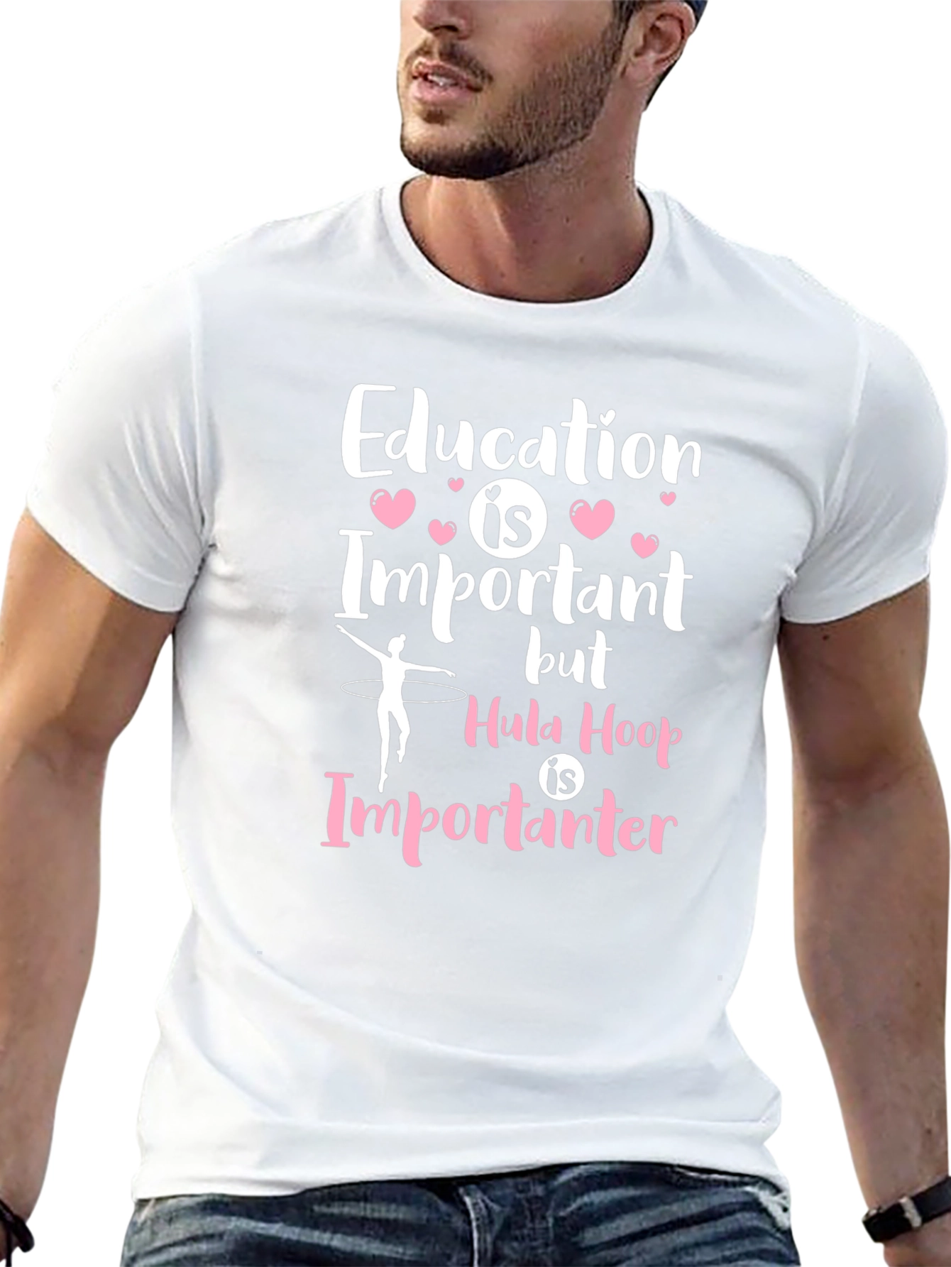 Education is Important Hula Hoop T-Shirt
