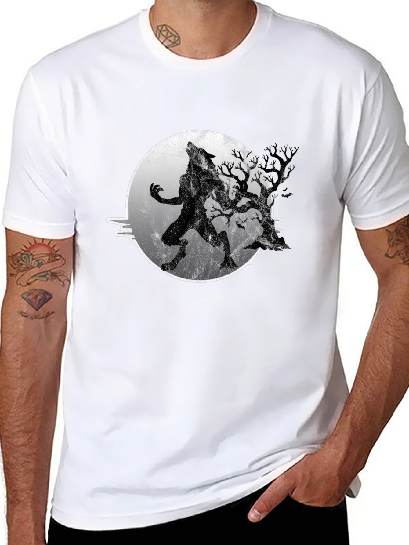 Werewolf Moon T-Shirt - Unique Graphic Tee