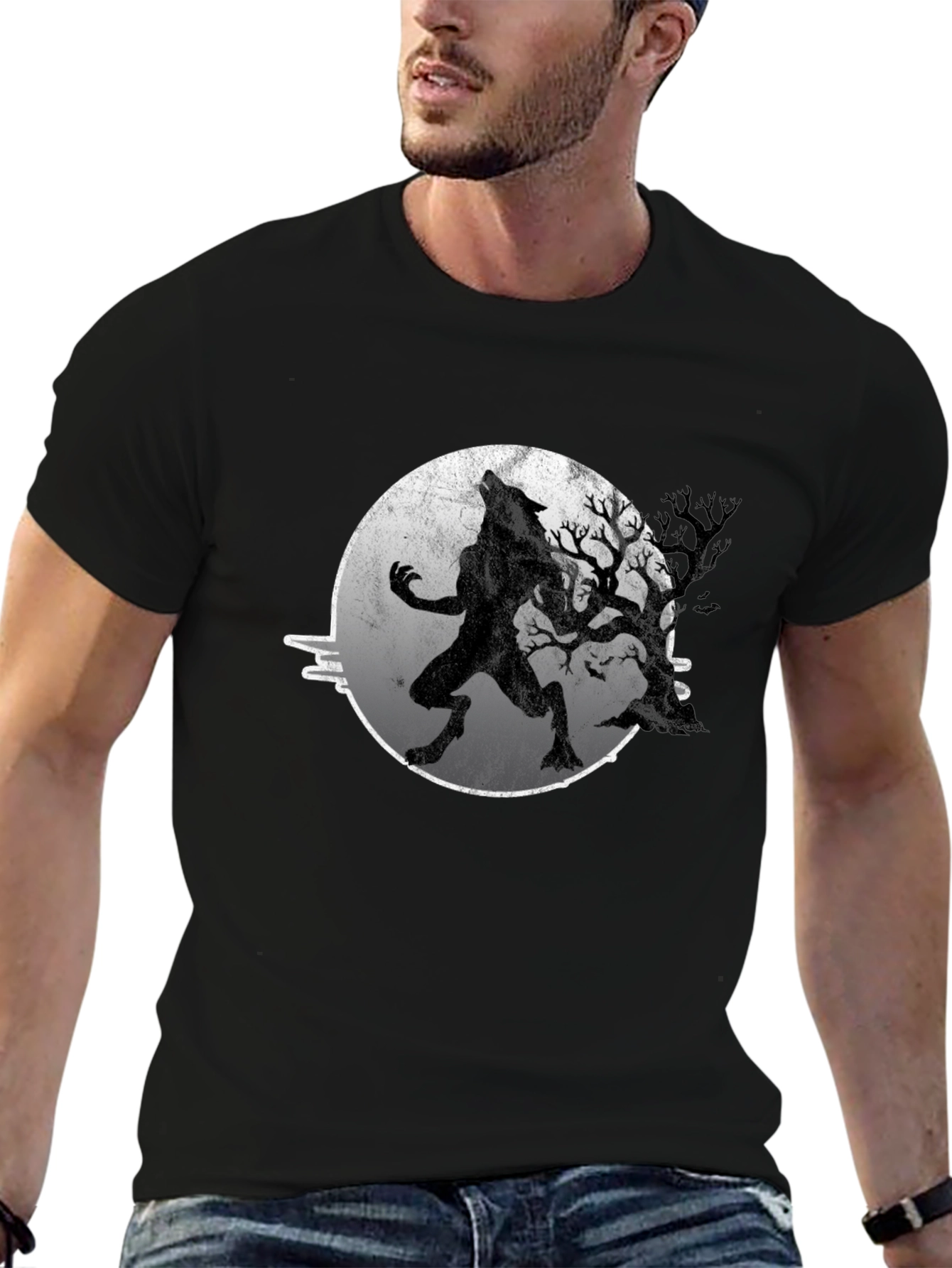 Werewolf Moon T-Shirt - Unique Graphic Tee