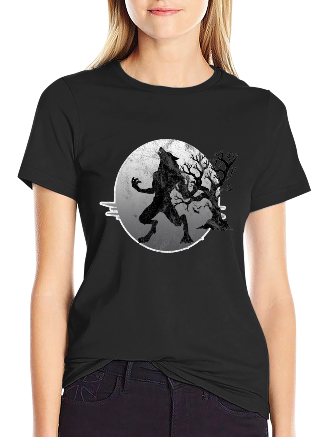 Werewolf Moon T-Shirt - Unique Graphic Tee