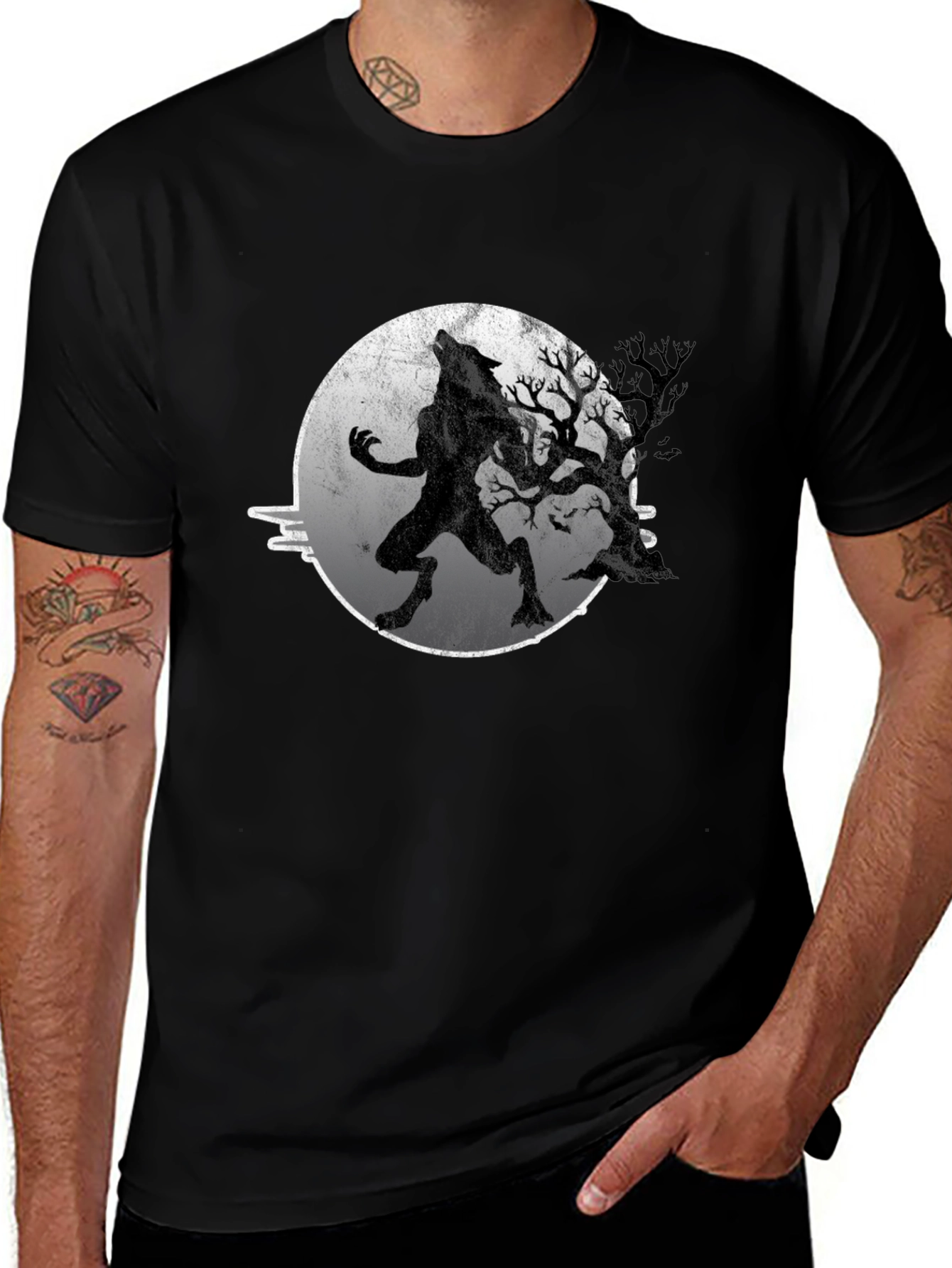 Werewolf Moon T-Shirt - Unique Graphic Tee