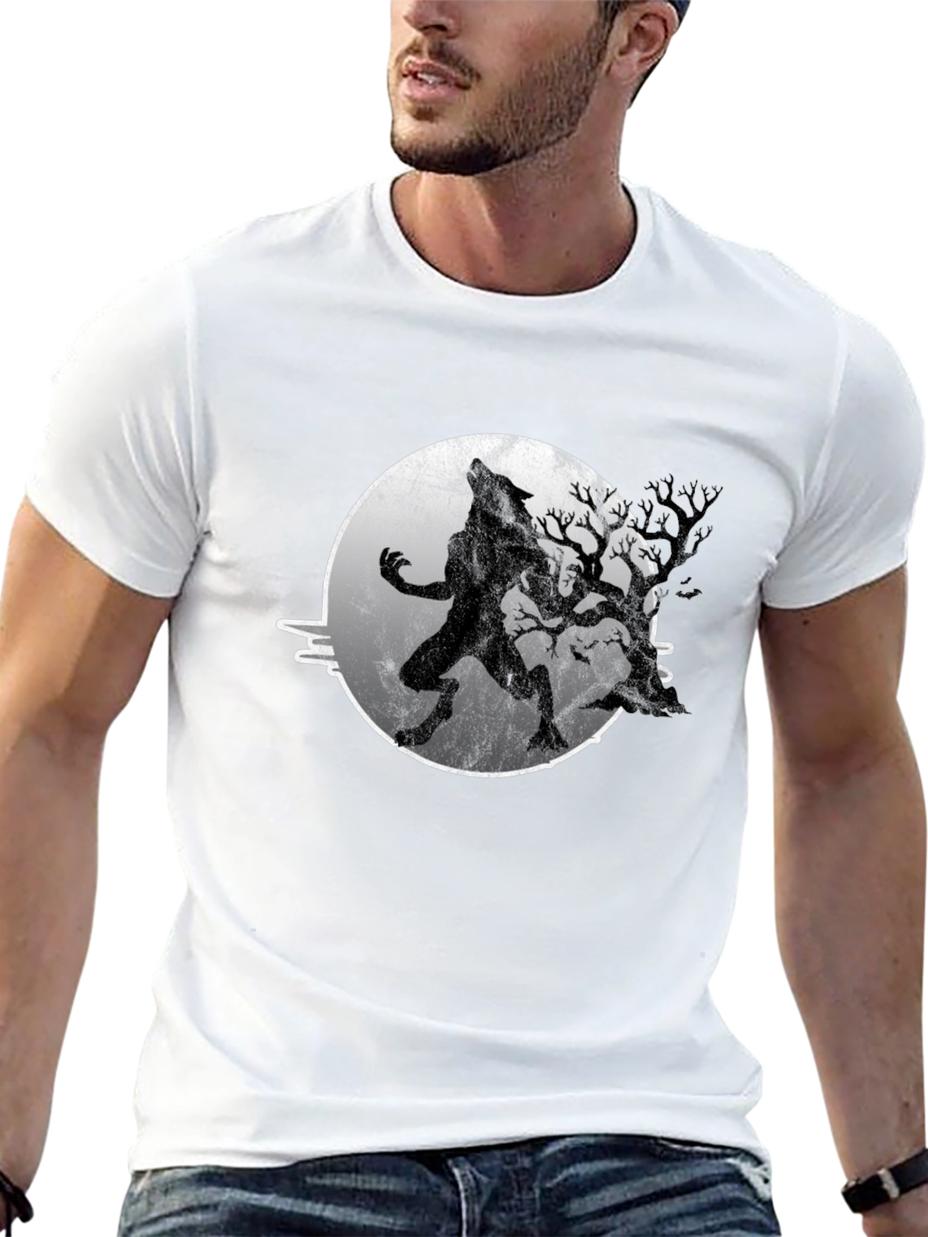 Werewolf Moon T-Shirt - Unique Graphic Tee