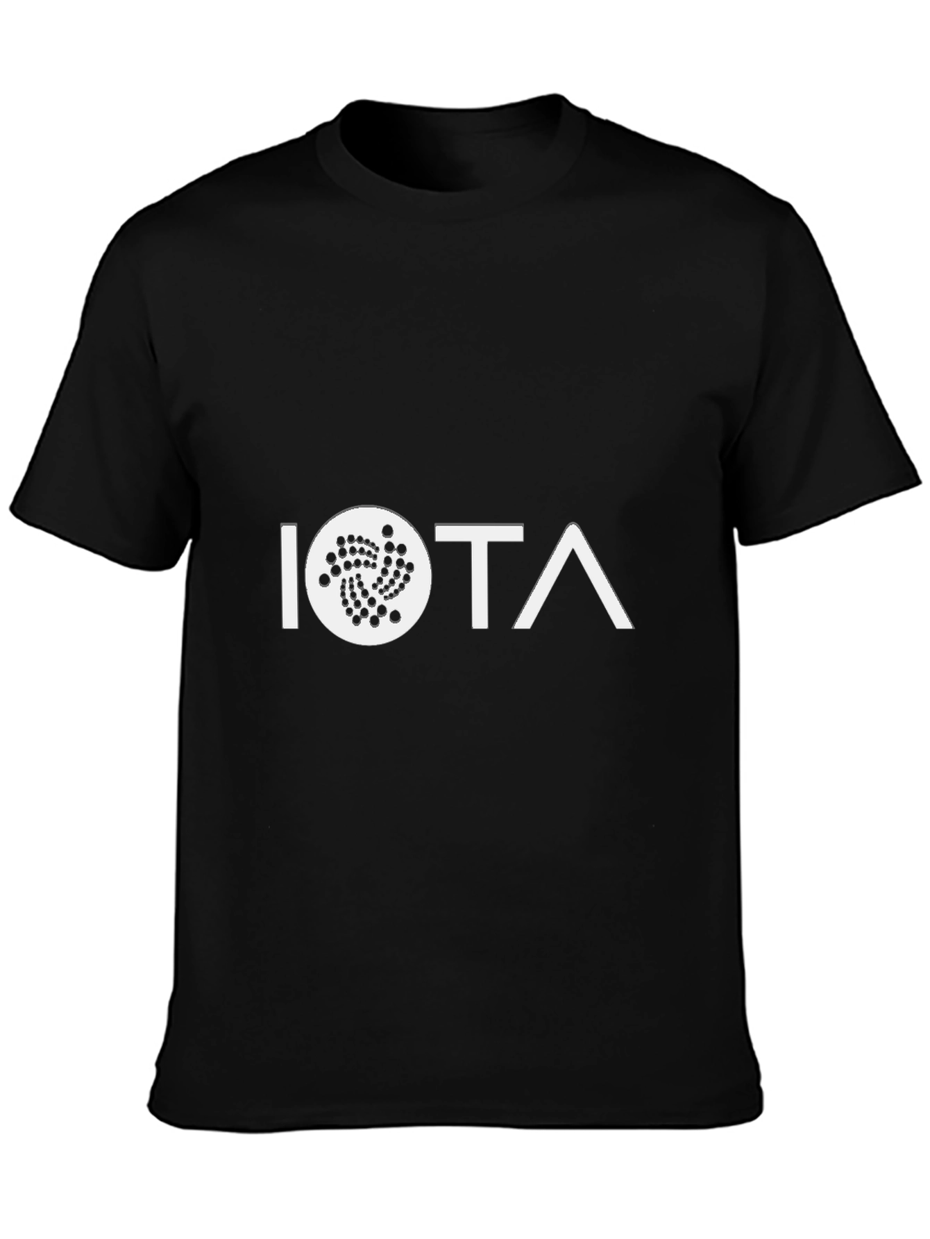 IOTA Cryptocurrency Black T-Shirt - Modern Crypto Tee