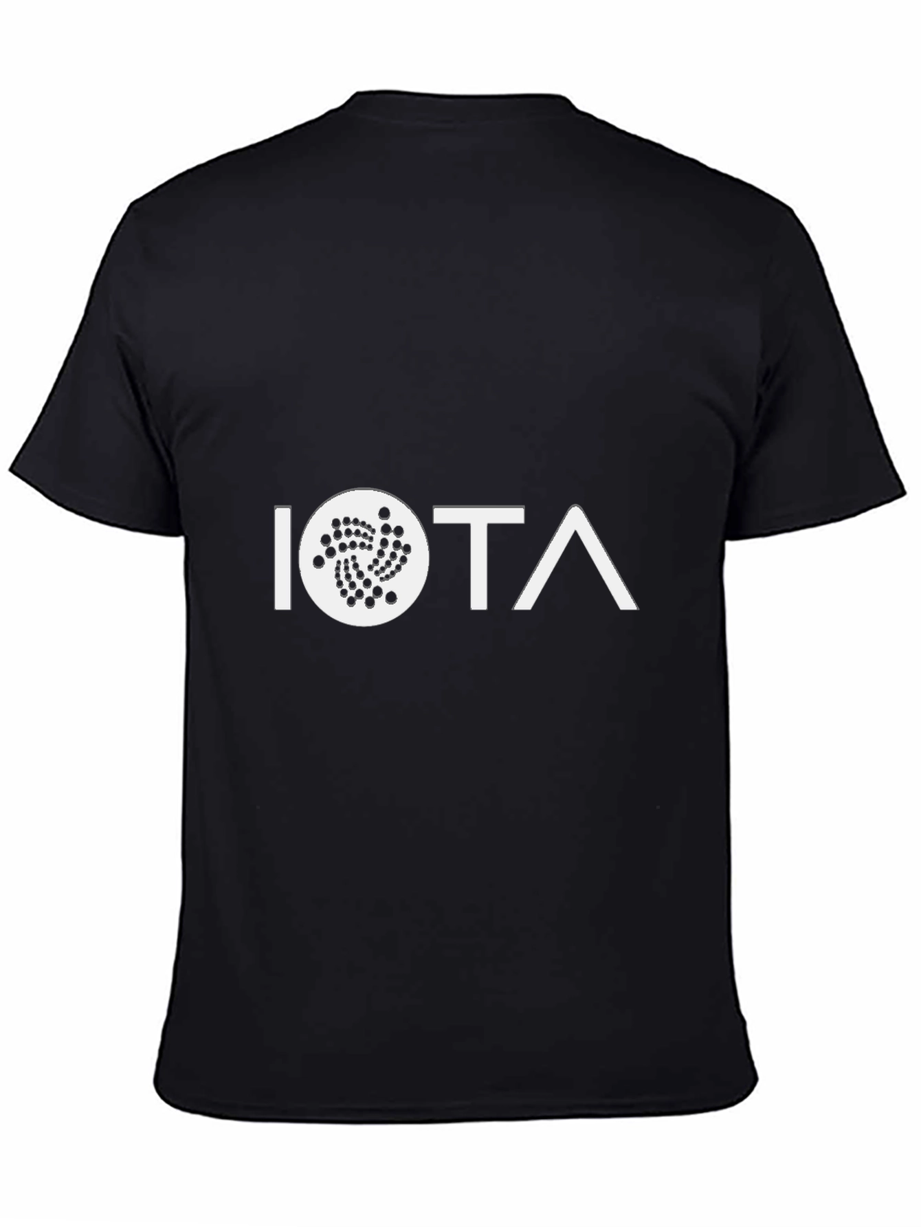 IOTA Cryptocurrency Black T-Shirt - Modern Crypto Tee