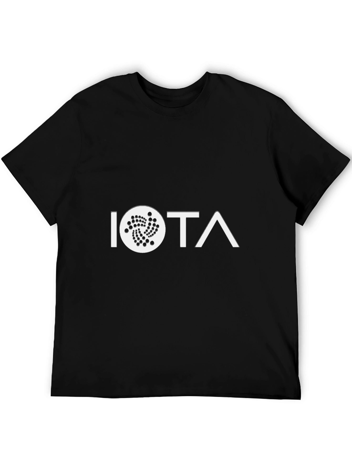 IOTA Cryptocurrency Black T-Shirt - Modern Crypto Tee