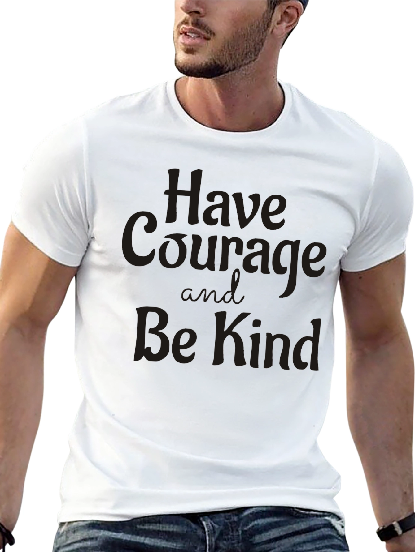 Courage and Kindness Black T-Shirt