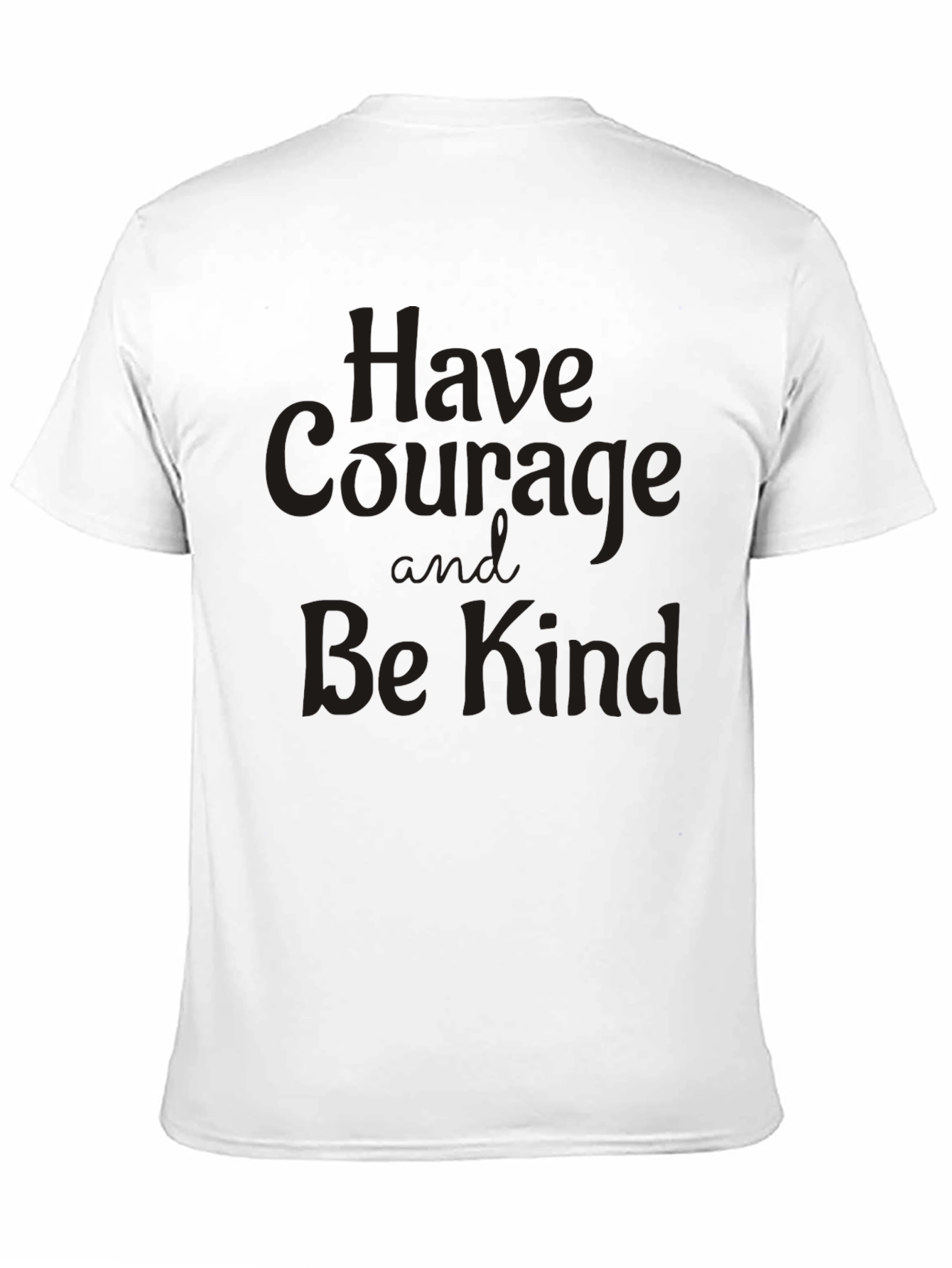 Courage and Kindness Black T-Shirt