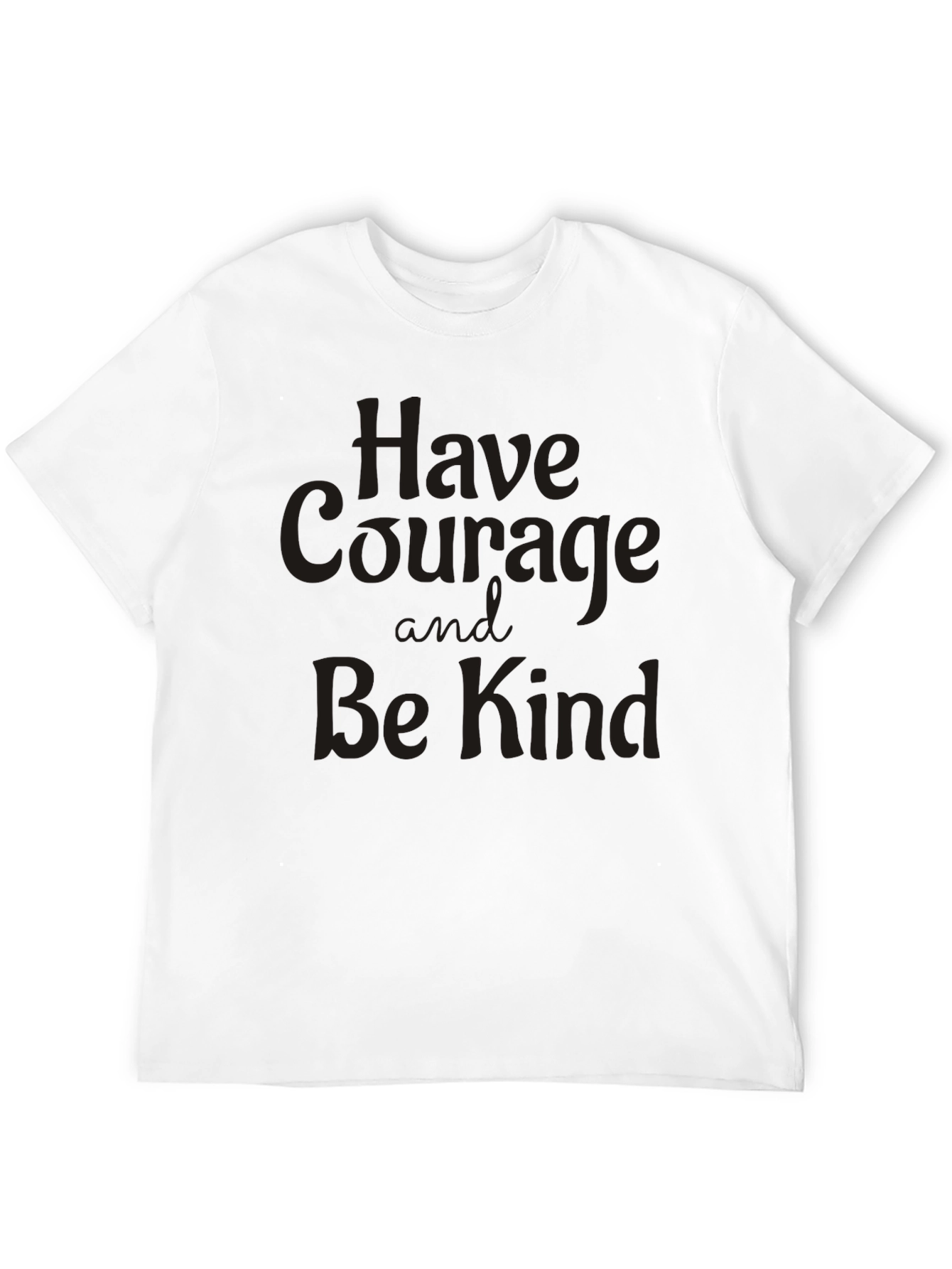 Courage and Kindness Black T-Shirt