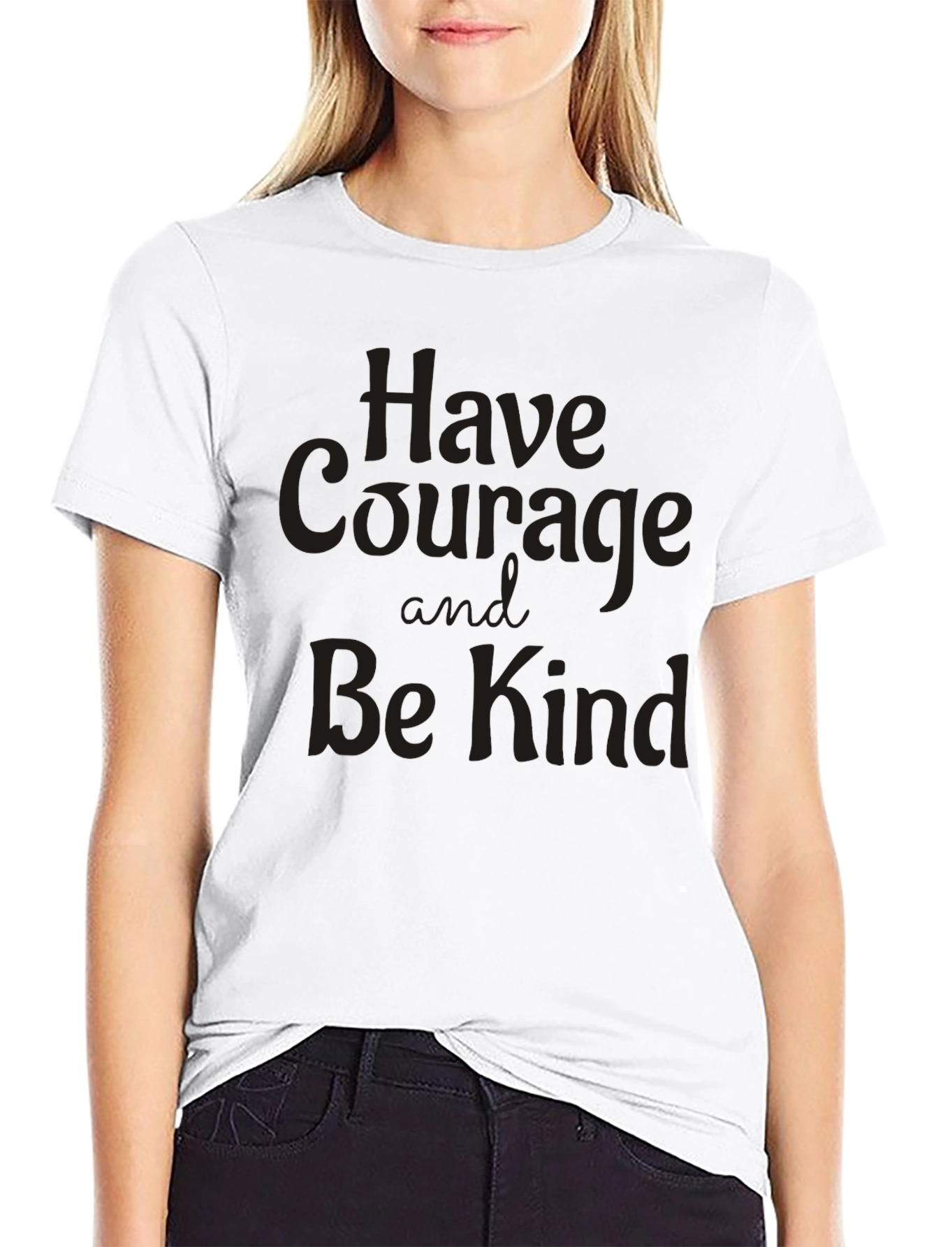 Courage and Kindness Black T-Shirt