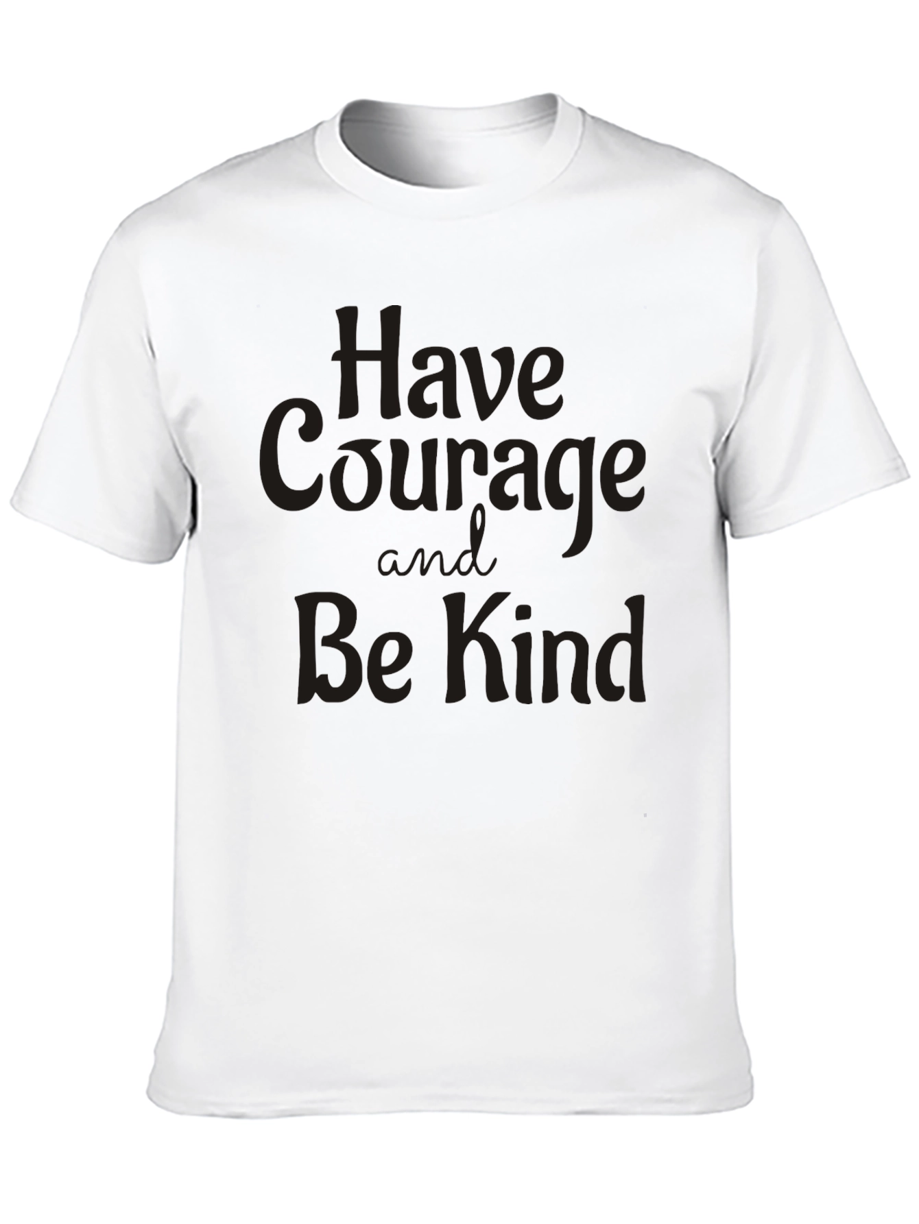 Courage and Kindness Black T-Shirt