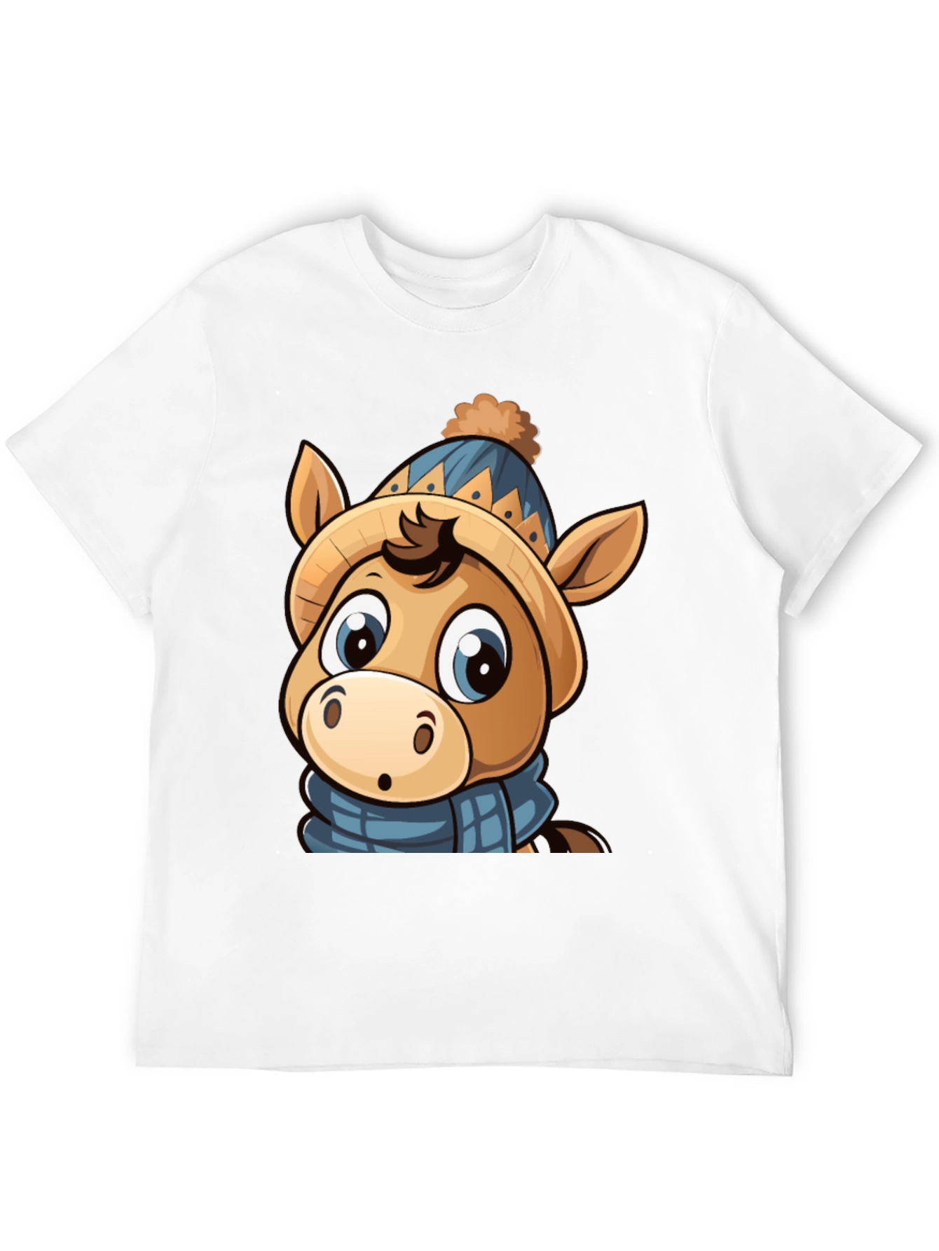 Cute Cartoon Horse T-Shirt
