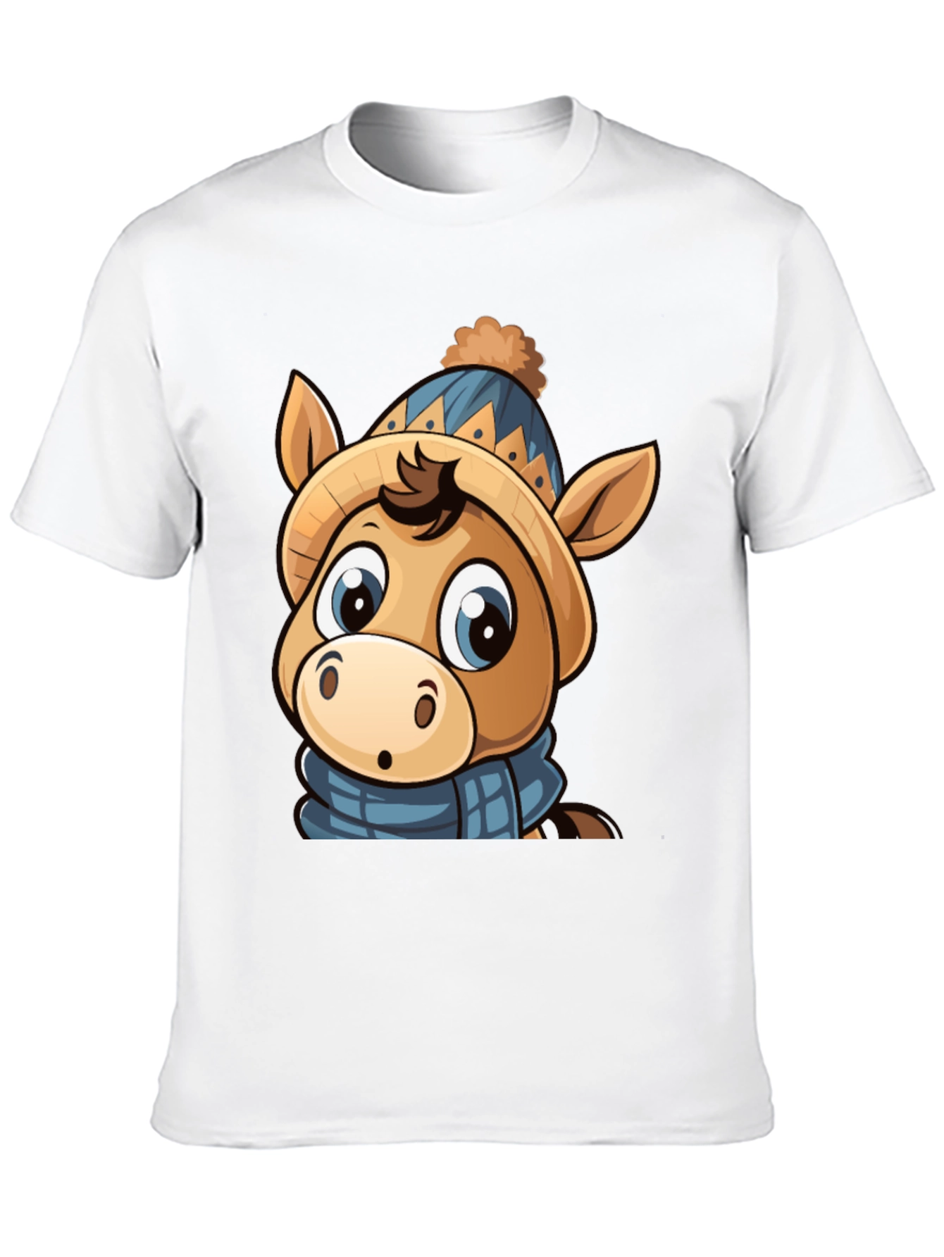 Cute Cartoon Horse T-Shirt