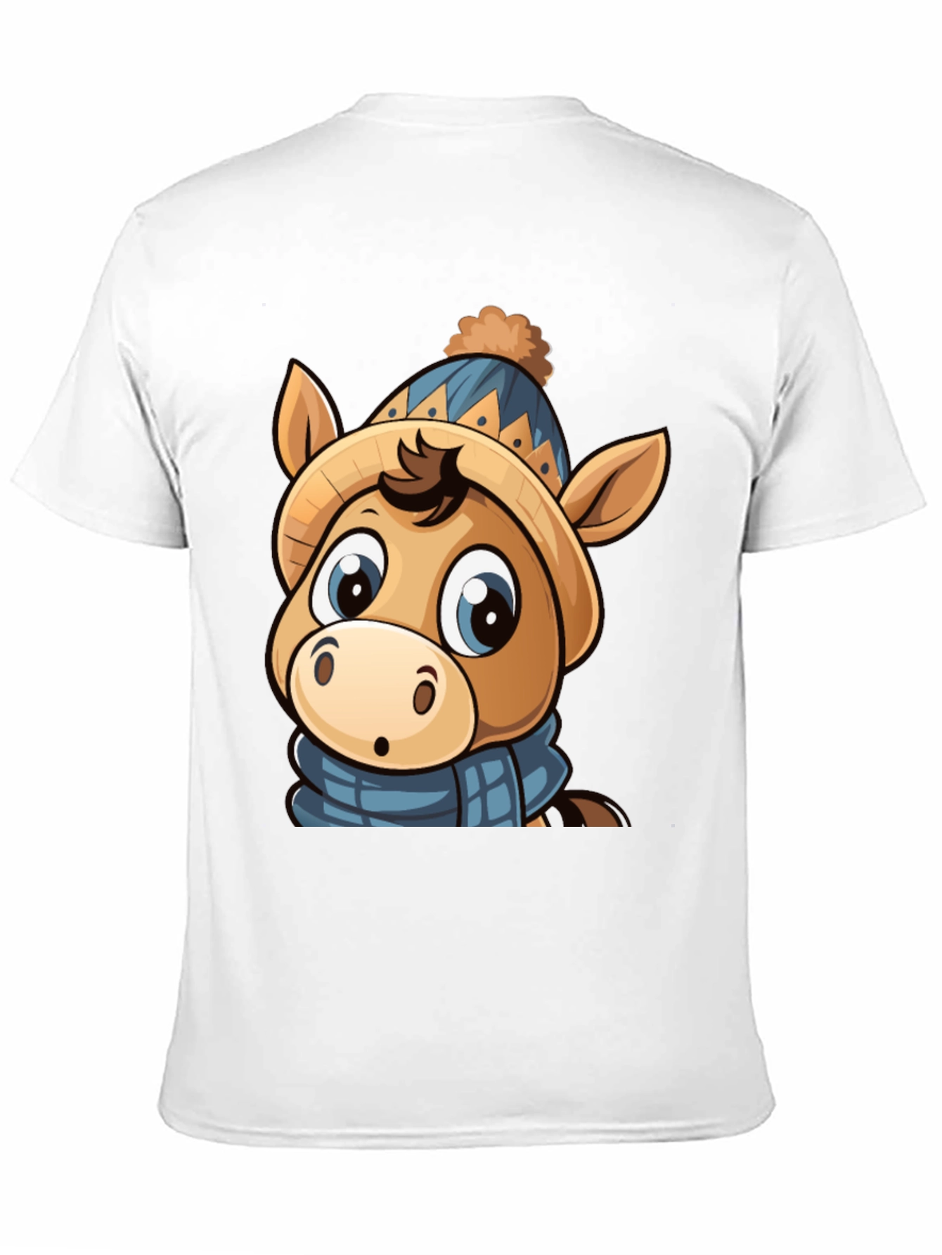 Cute Cartoon Horse T-Shirt