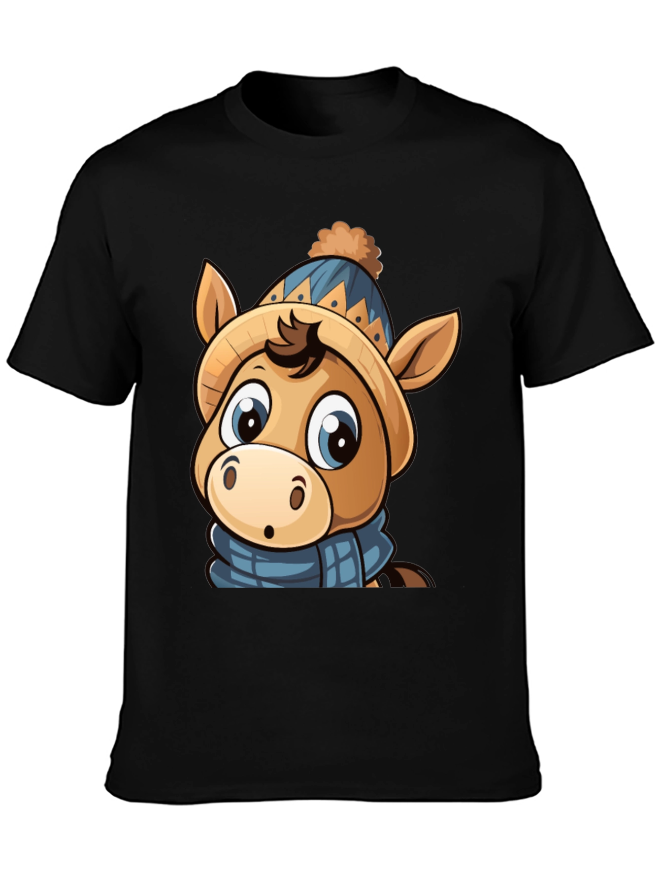 Cute Cartoon Horse T-Shirt