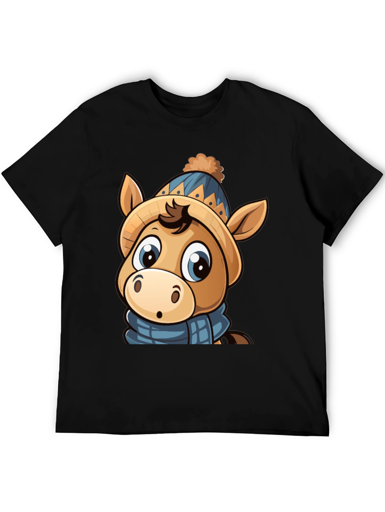 Cute Cartoon Horse T-Shirt