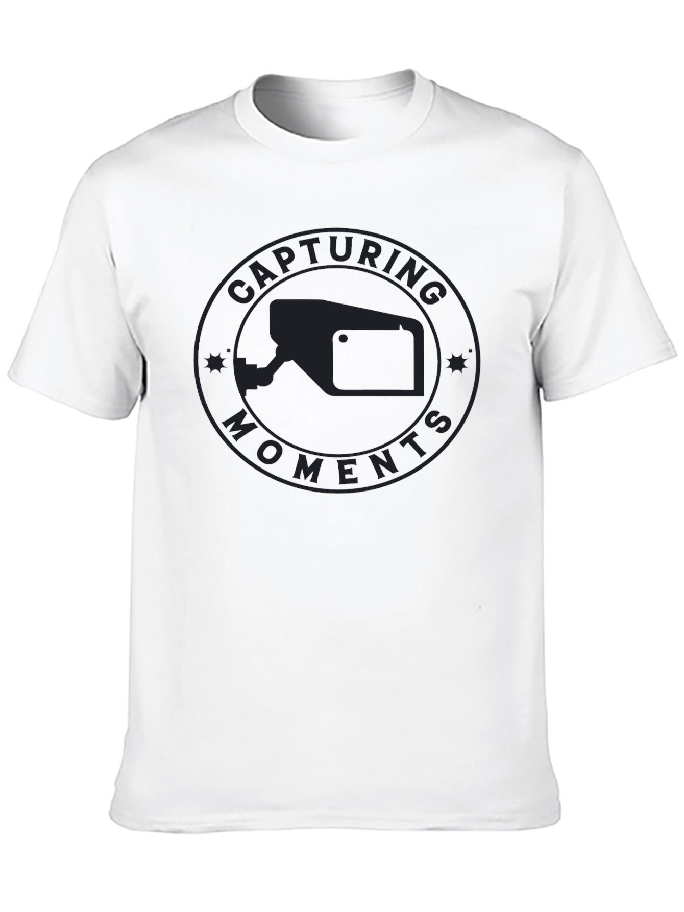 Capturing Moments Graphic Tee - Classic Black T-Shirt
