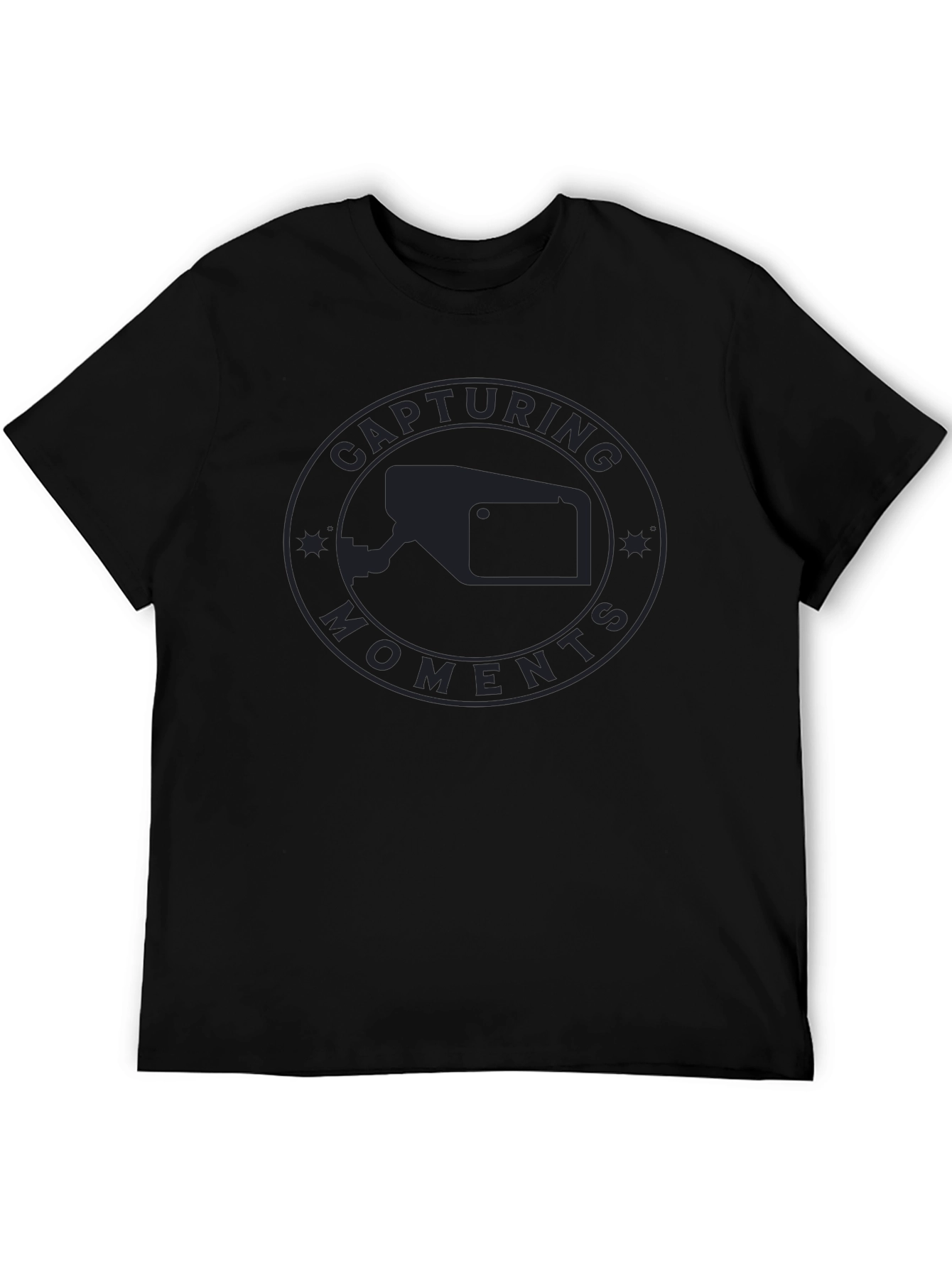 Capturing Moments Graphic Tee - Classic Black T-Shirt