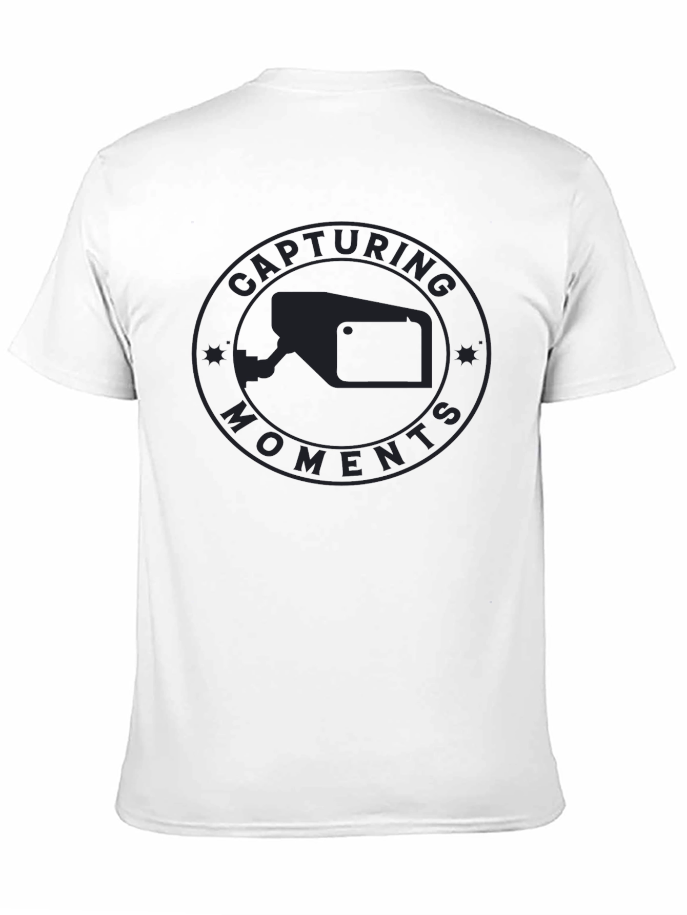 Capturing Moments Graphic Tee - Classic Black T-Shirt