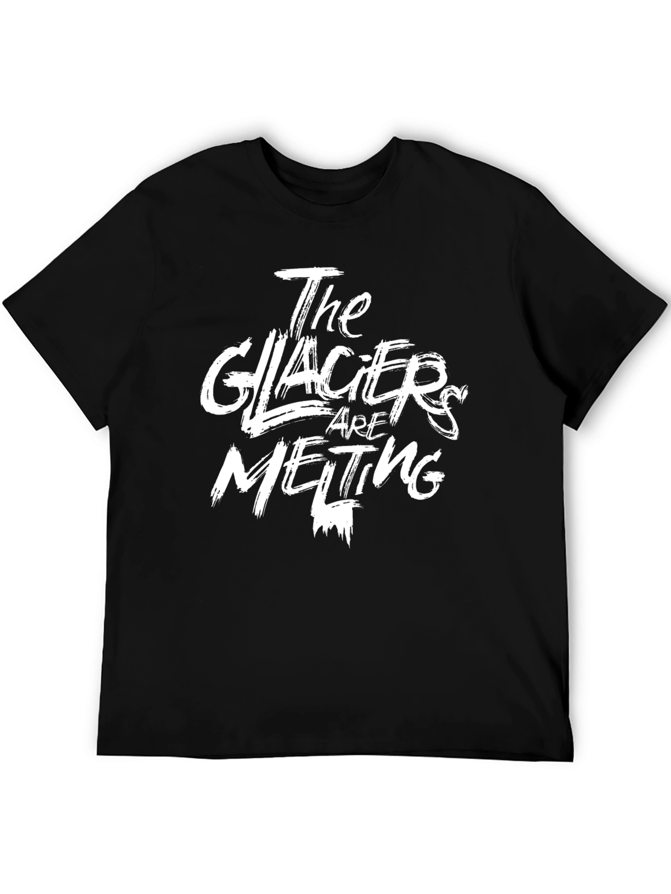 The Glaciers are Melting Graphic Tee - Black