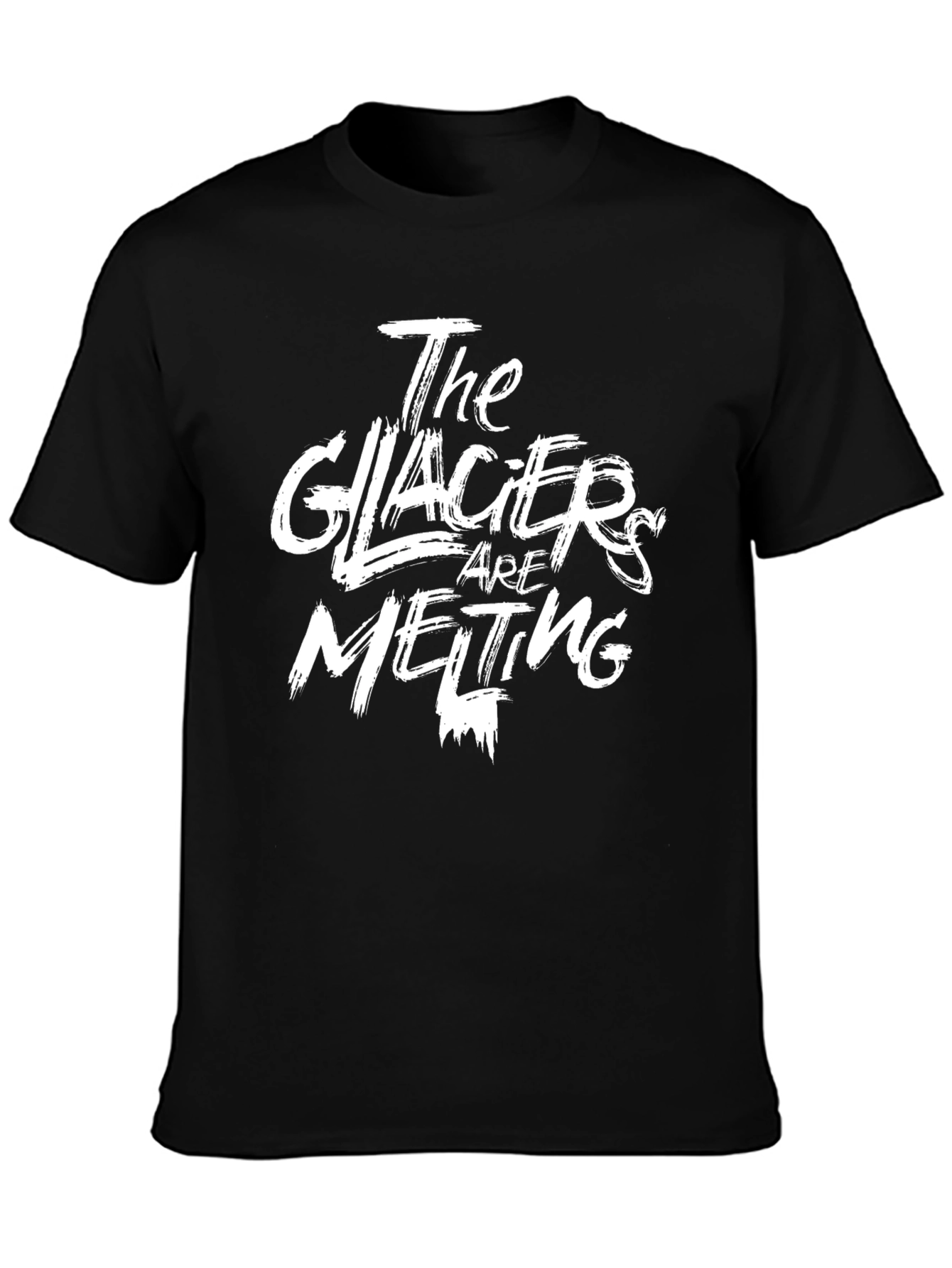 The Glaciers are Melting Graphic Tee - Black