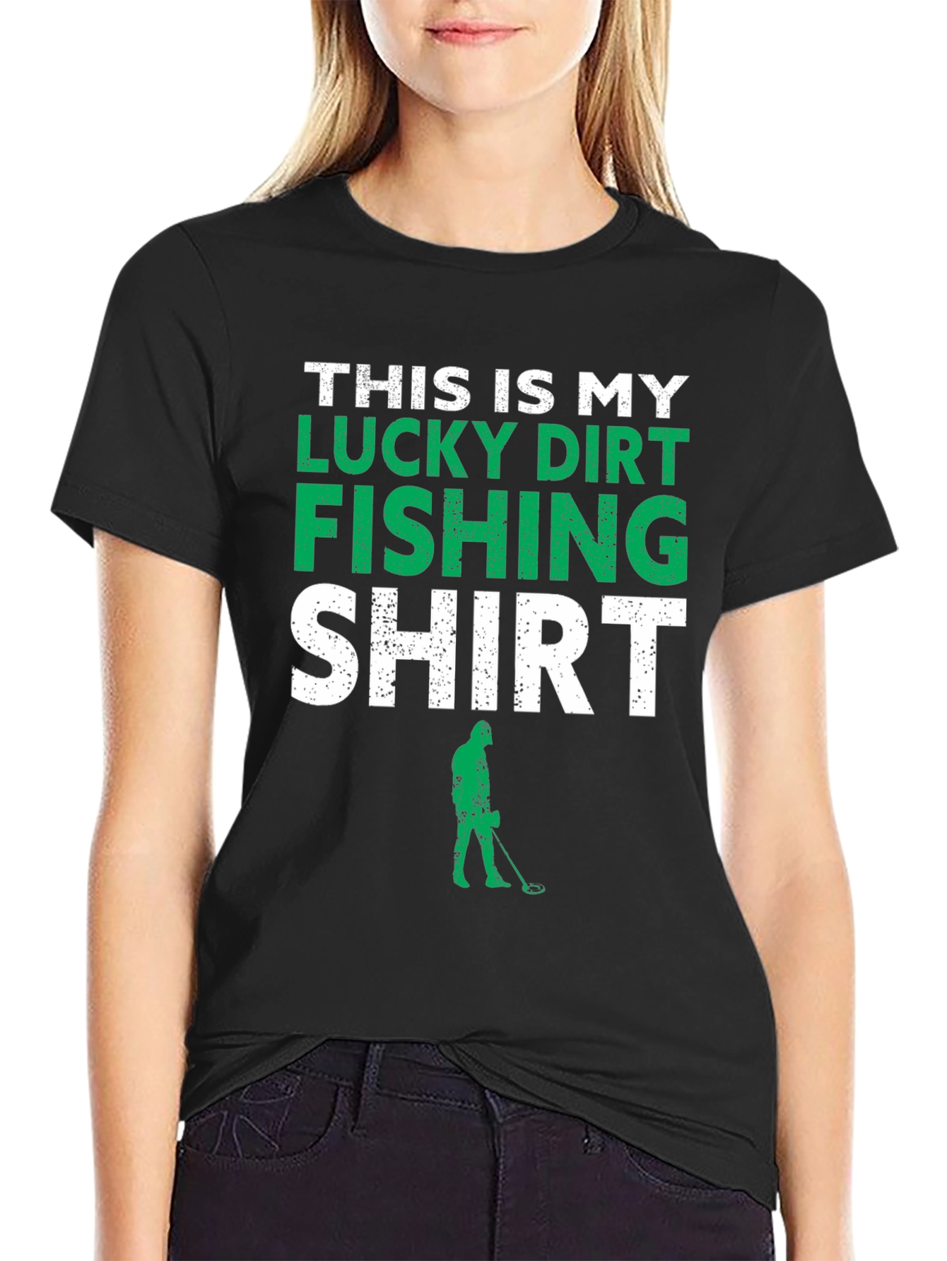 Lucky Dirt Fishing T-Shirt - Metal Detecting Tee