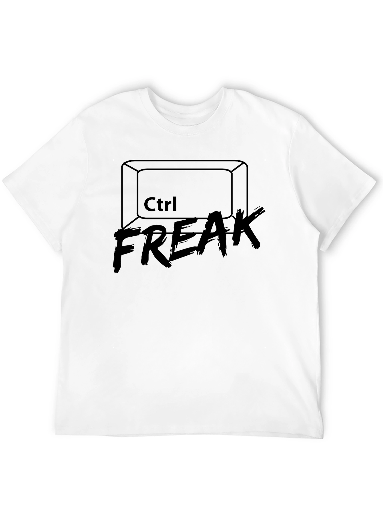 Ctrl Freak Graphic T-Shirt - Black