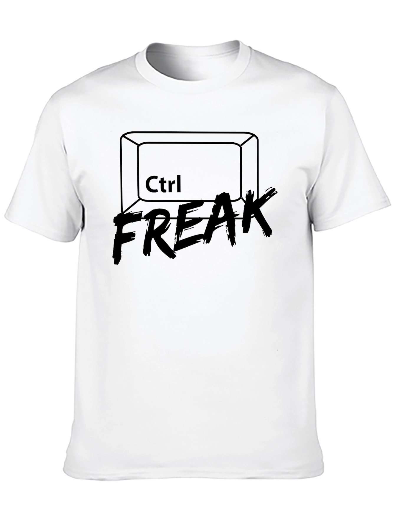 Ctrl Freak Graphic T-Shirt - Black