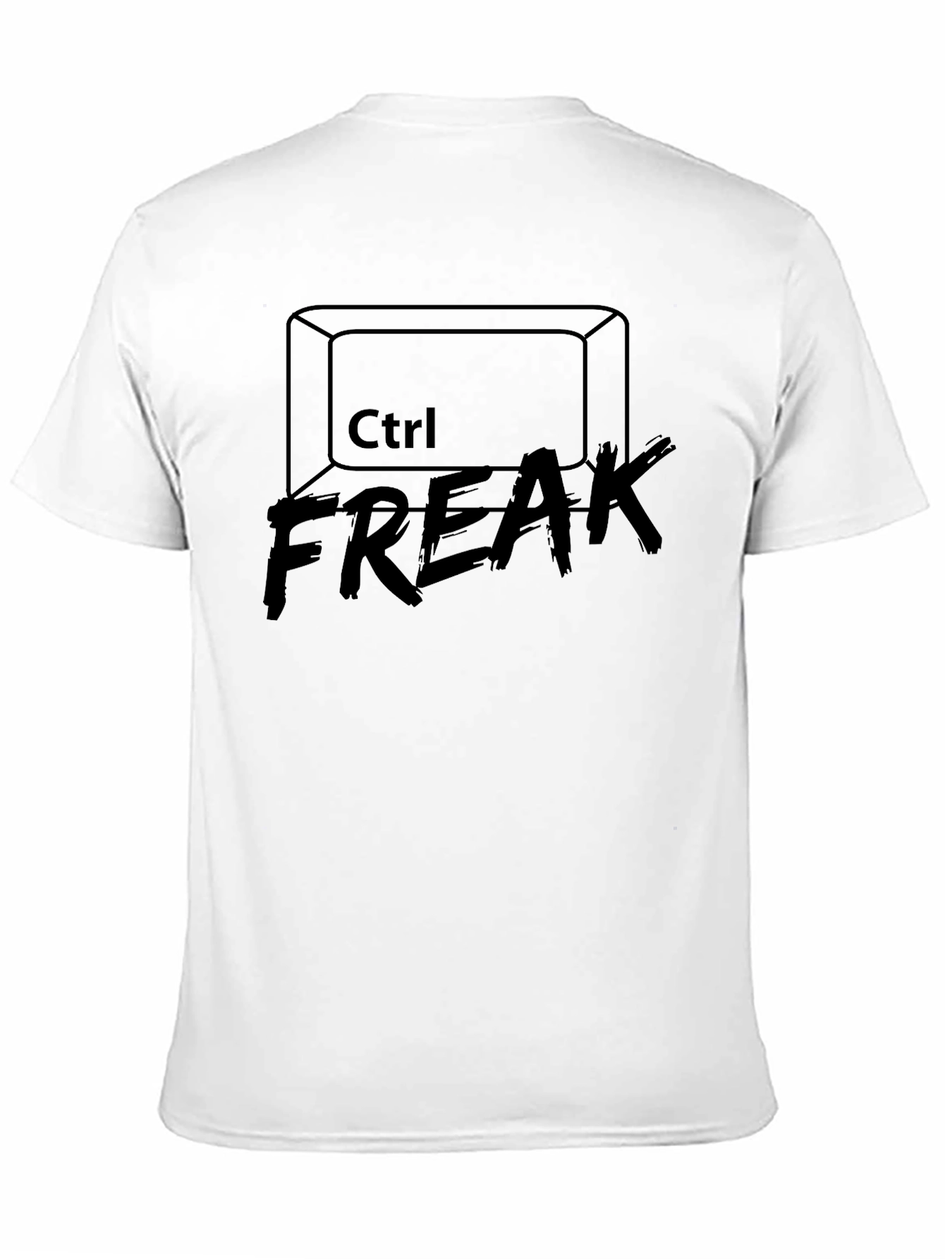 Ctrl Freak Graphic T-Shirt - Black