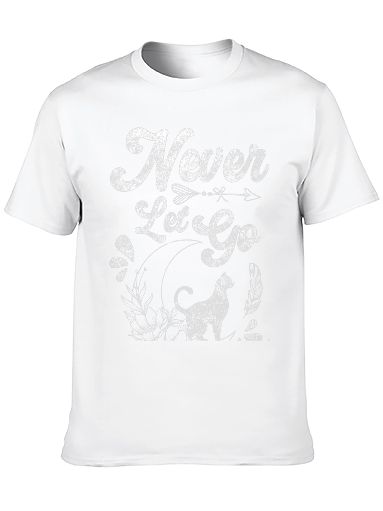 Never Let Go T-Shirt - Cat Lover Tee