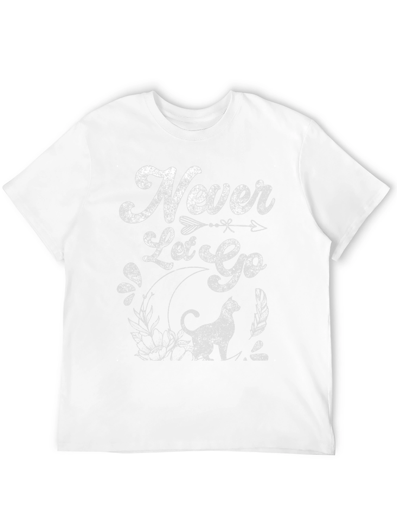 Never Let Go T-Shirt - Cat Lover Tee
